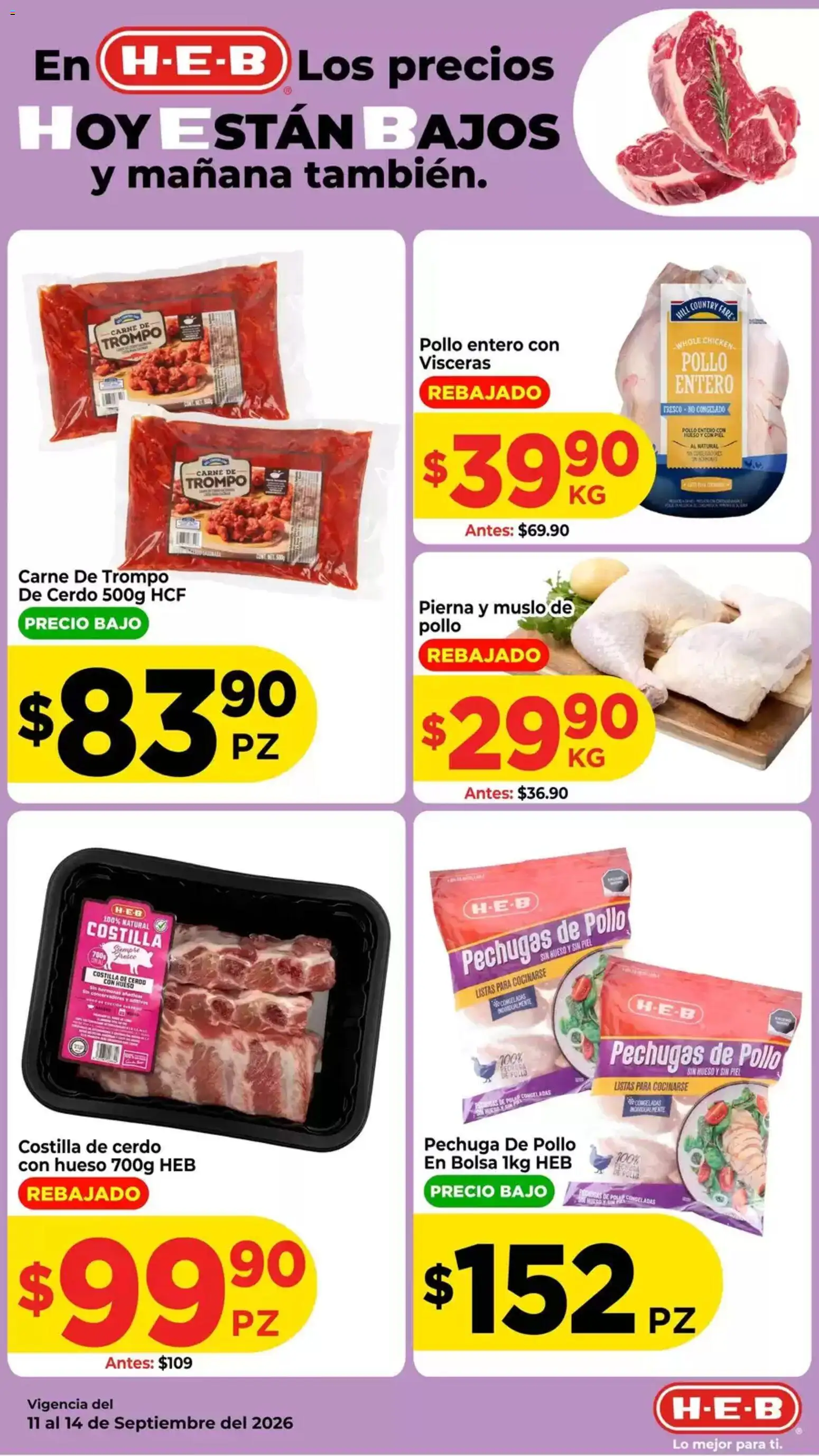 Vista previa las ofertas de la tienda H-E-B - H-E-B folleto desde el 11/09/2026 