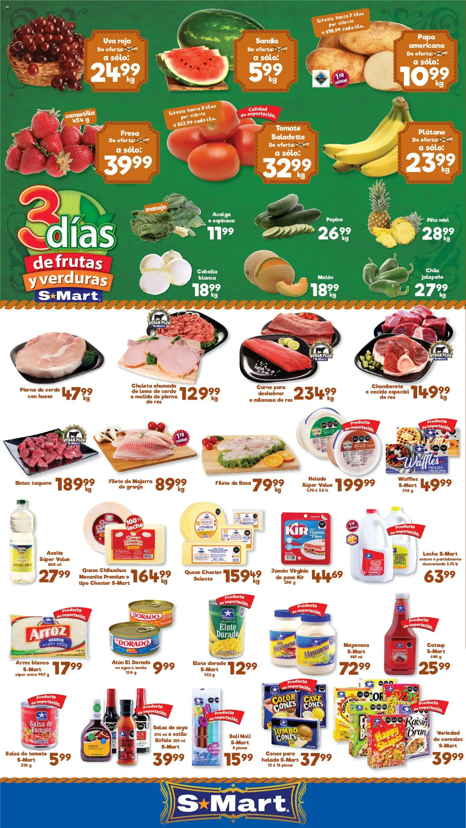 Vista previa las ofertas de la tienda S-Mart - S-Mart folleto Juárez desde el 02/06/2026 