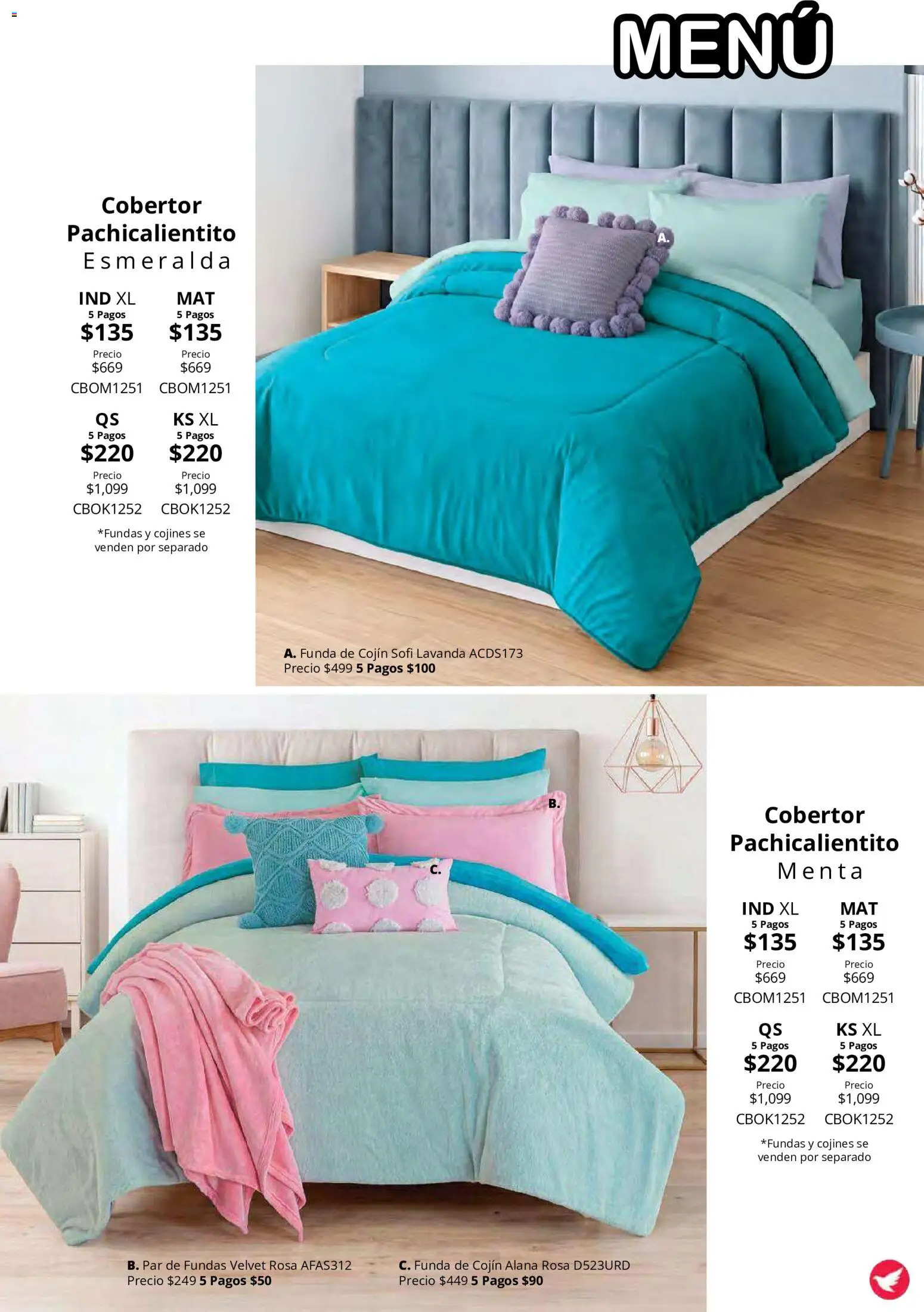 Vista previa las ofertas de la tienda Colchas Concord - Colchas Concord catálogo Colección Cobertor Calor de Hogar desde el 15/10/2026 