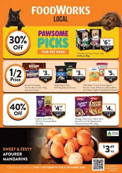 Preview of catalogue Foodworks catalogue Local VIC from shop Foodworks valid 07/10/2026