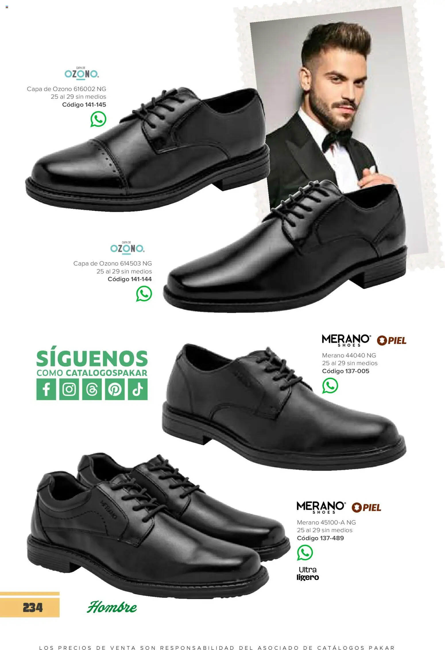 Vista previa las ofertas de la tienda SC Pakar - Catálogo Hombre desde el 30/01/2026 