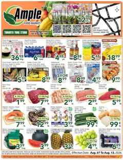 Un aperçu du dépliant Ample Food Market weekly flyer Toronto York du magasin Ample Food Market est valide à partir 7 août 2026