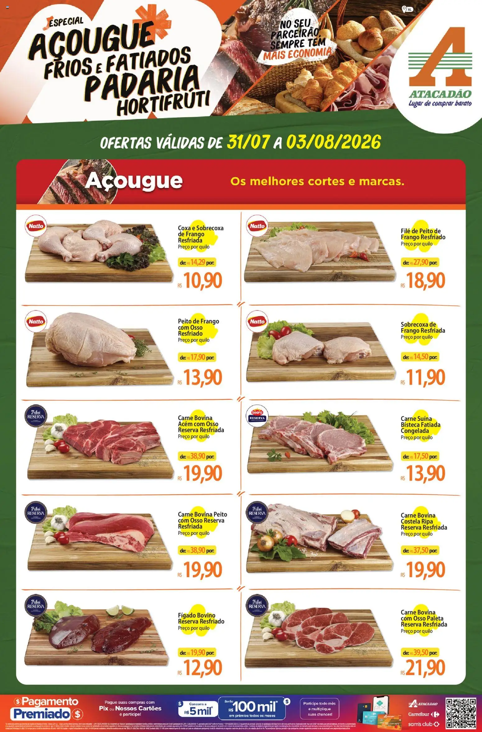 Pré-Visualização do folheto "Atacadão ofertas - AL" da loja Atacadão válido a partir de 31/07/2026