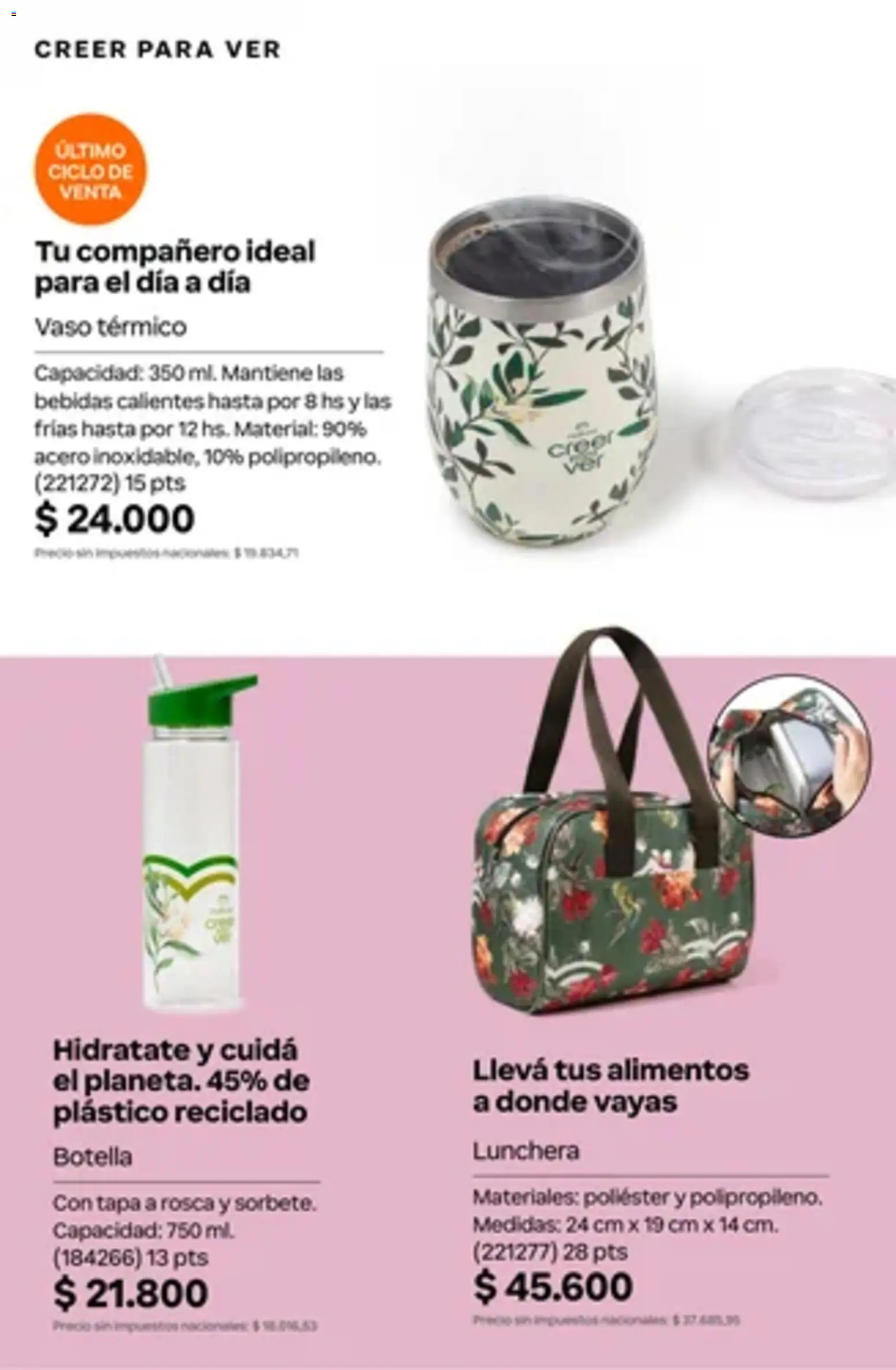 Vista previa del folleto de la tienda Natura válido desde el 01/10/2026 - Bebidas, Alimentos, Botella