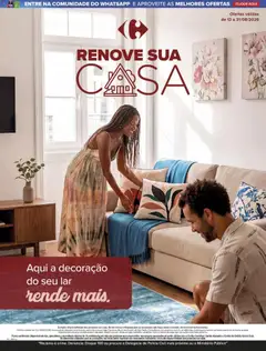 Pré-Visualização do folheto "Carrefour ofertas Renove Sua Casa" da loja Carrefour válido a partir de 13/08/2026