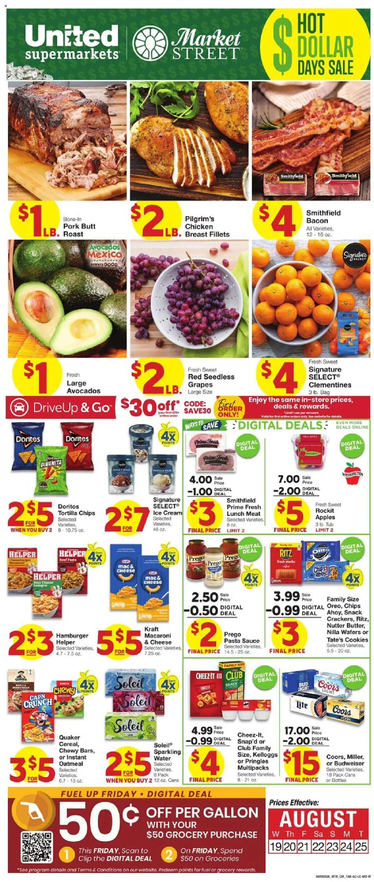 Ad Preview of United Supermarkets United Supermarkets Weekly Ad from 08/19/2026