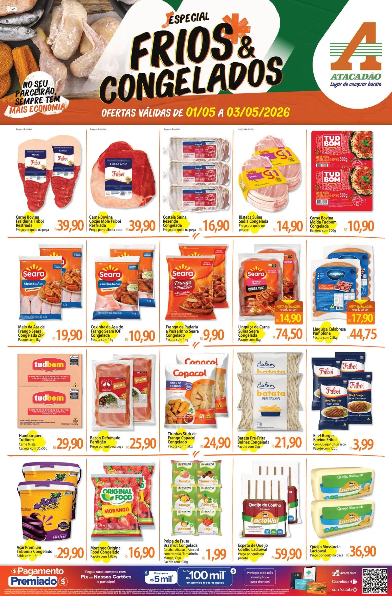 Pré-Visualização do folheto "Atacadão ofertas - MG" da loja Atacadão válido a partir de 01/05/2026
