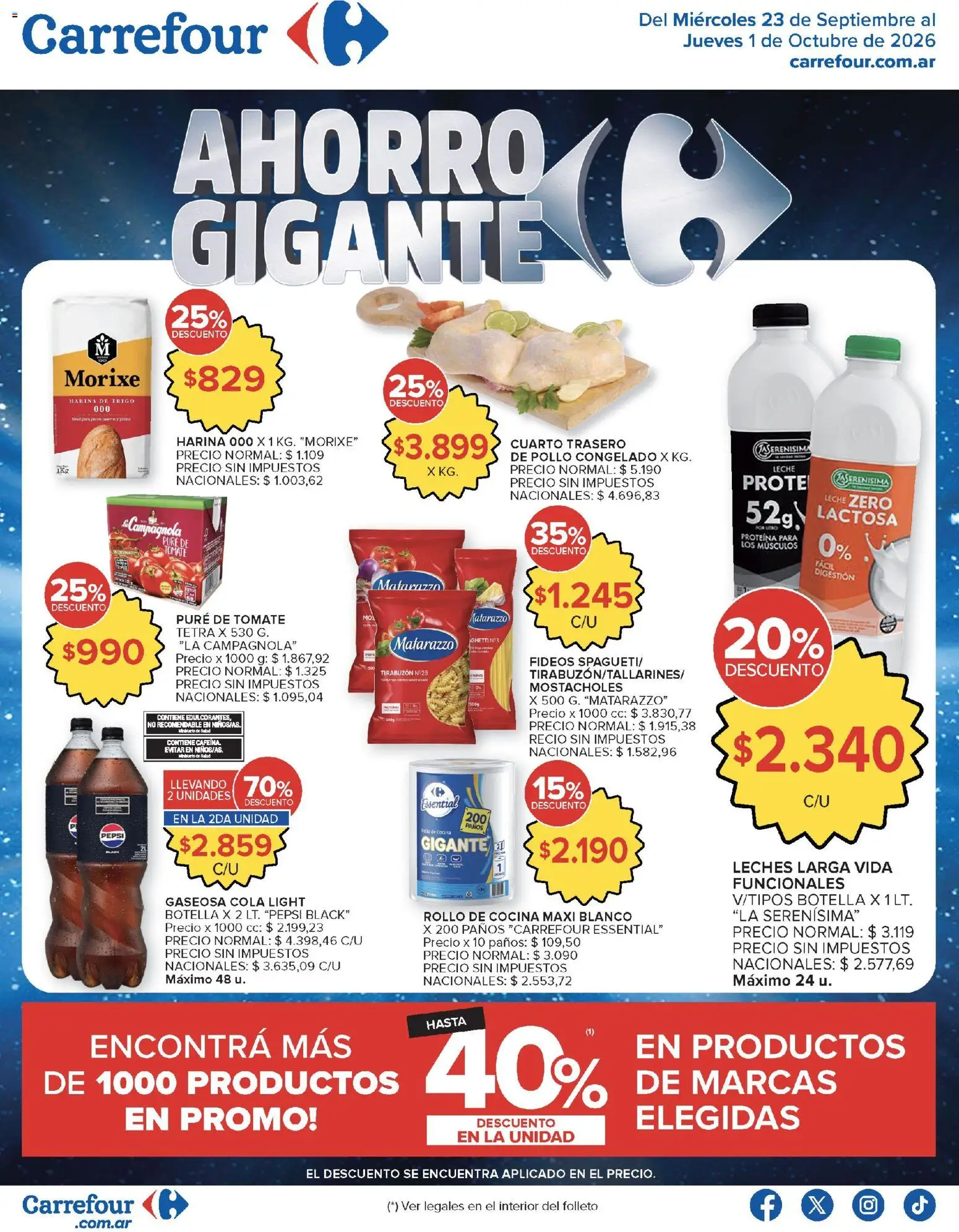 Vista previa del folleto de la tienda Carrefour válido desde el 23/09/2026 