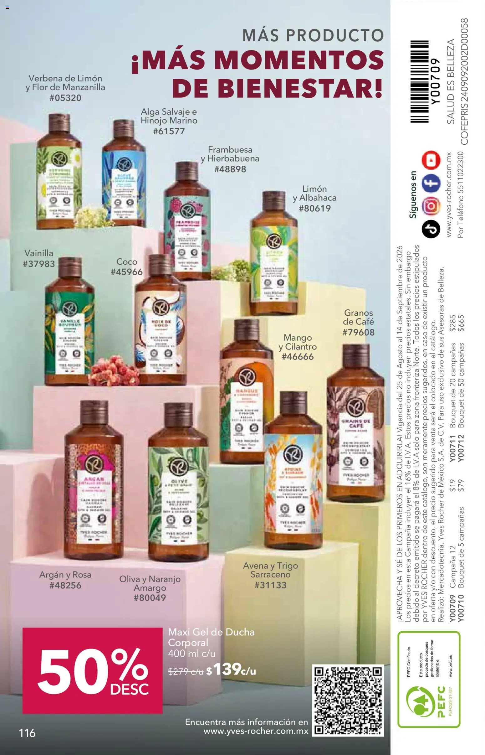 Vista previa las ofertas de la tienda Yves Rocher - Yves Rocher campaña 12 2026 desde el 25/08/2026 