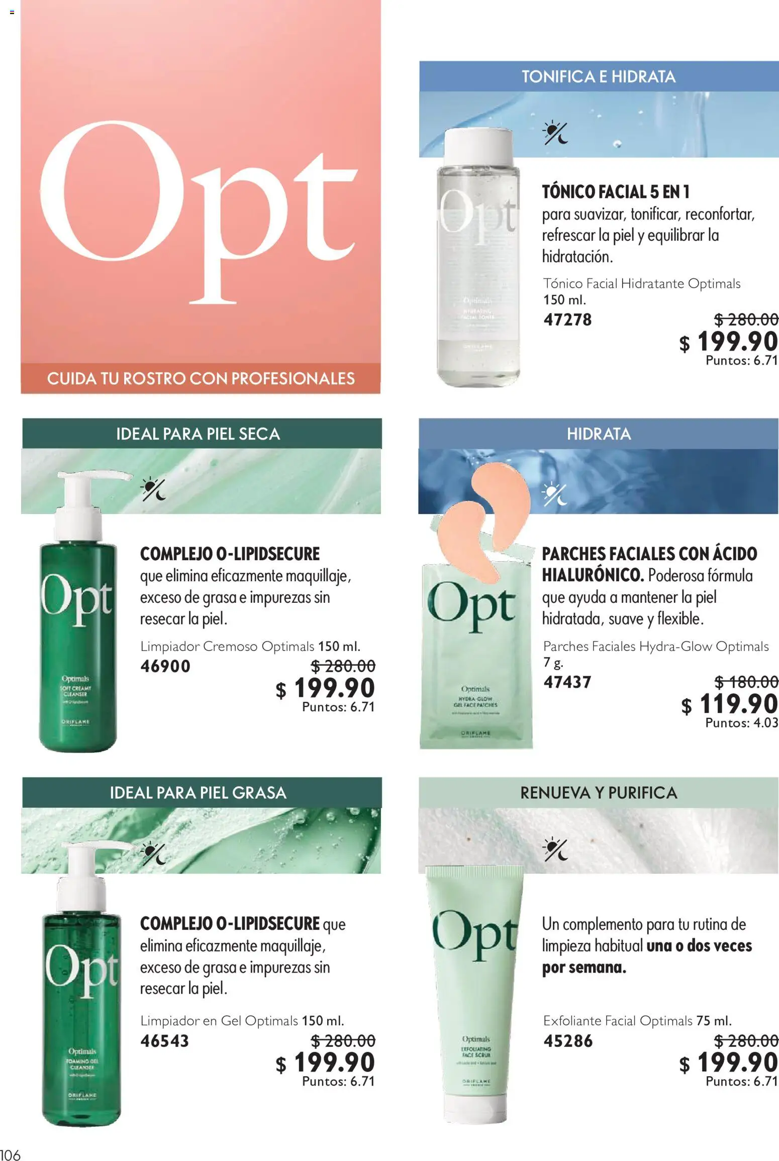 Vista previa las ofertas de la tienda Oriflame - Oriflame campaña 11 2026 desde el 01/08/2026 - Exfoliante, Exfoliante facial, Limpiador