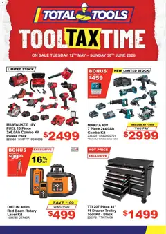 Preview of catalogue Total Tools catalogue from shop Total Tools valid 12/05/2026