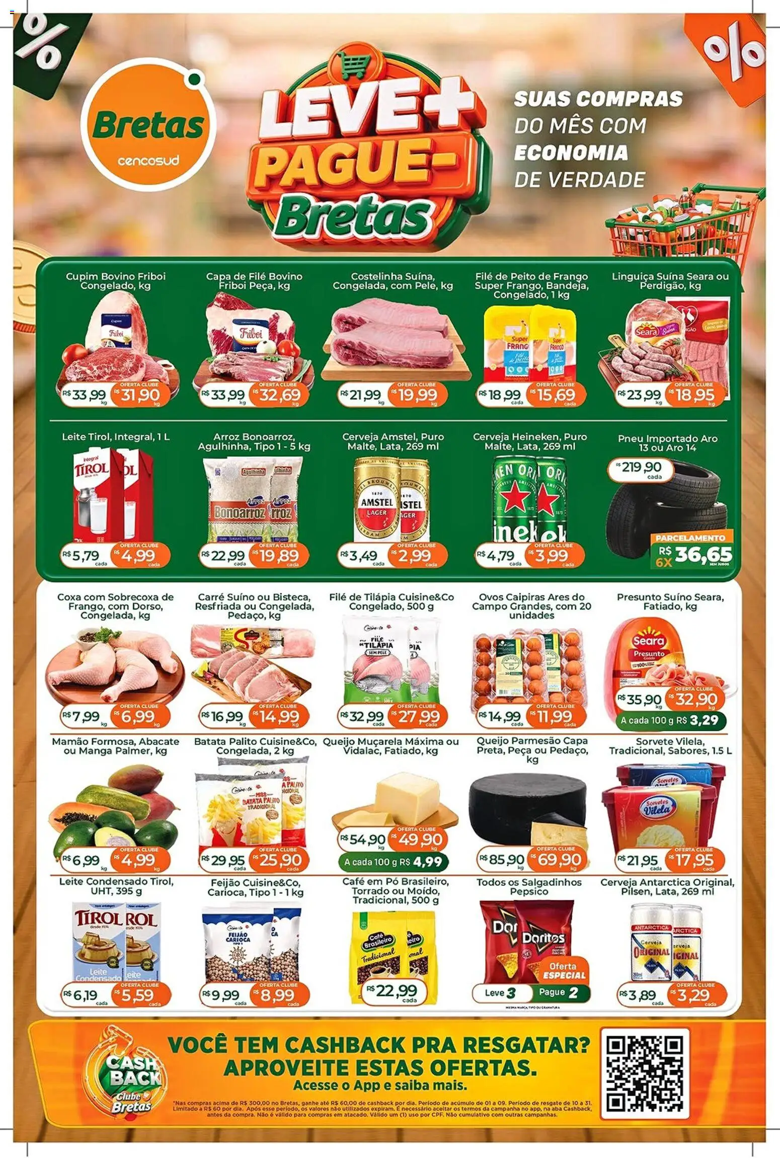 Pré-Visualização do folheto "Bretas ofertas FDS" da loja Bretas válido a partir de 09/10/2026