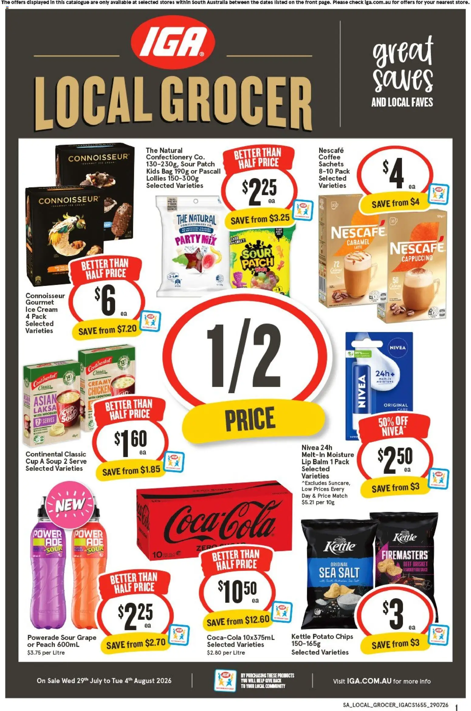 Preview of catalogue IGA Local Grocer SA from shop IGA valid 29/07/2026