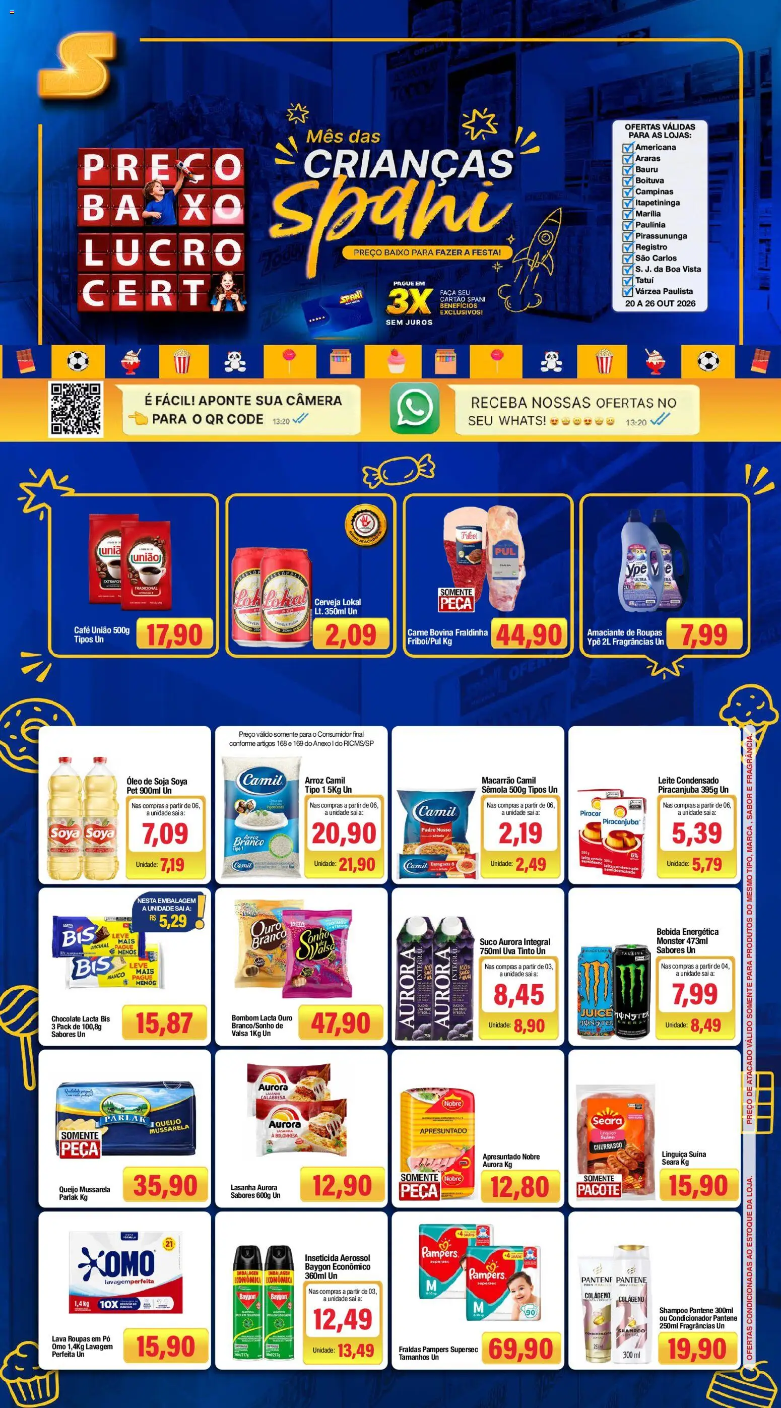 Spani Atacadista Ofertas de 20/10/2026 >> Promoções online