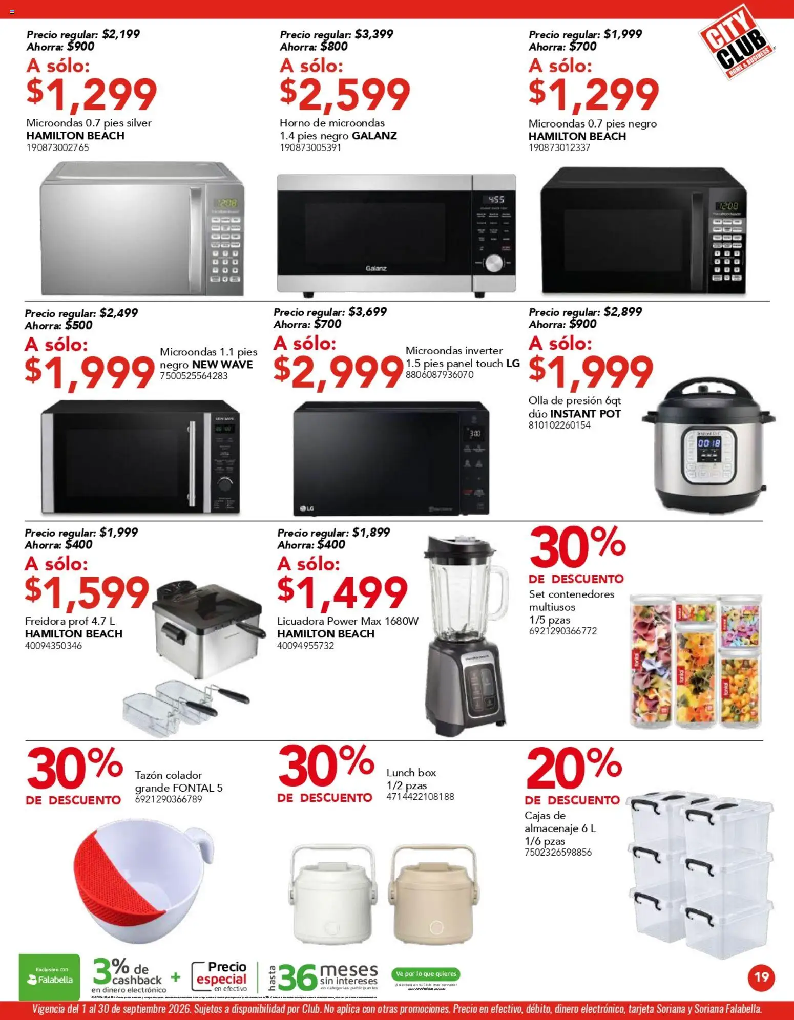 Vista previa las ofertas de la tienda City Club - City Club catálogo desde el 01/09/2026 