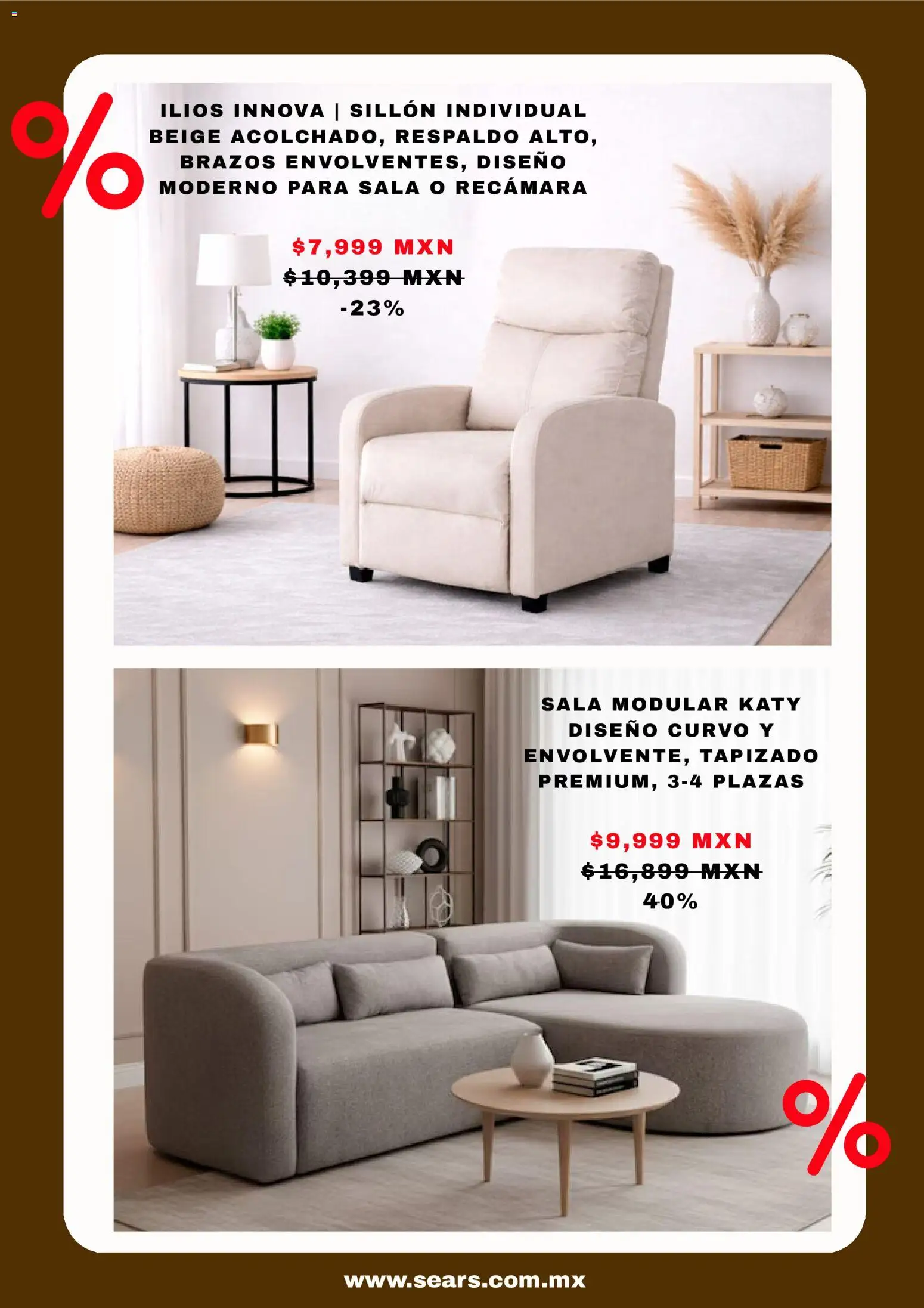 Vista previa las ofertas de la tienda Sears - Sears promociones desde el 07/09/2026 
