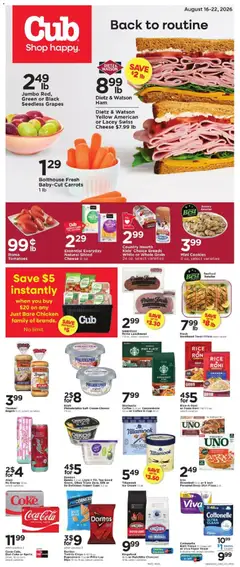 Ad Preview of Cub Foods Cub Foods Weekly Ad from 08/16/2026