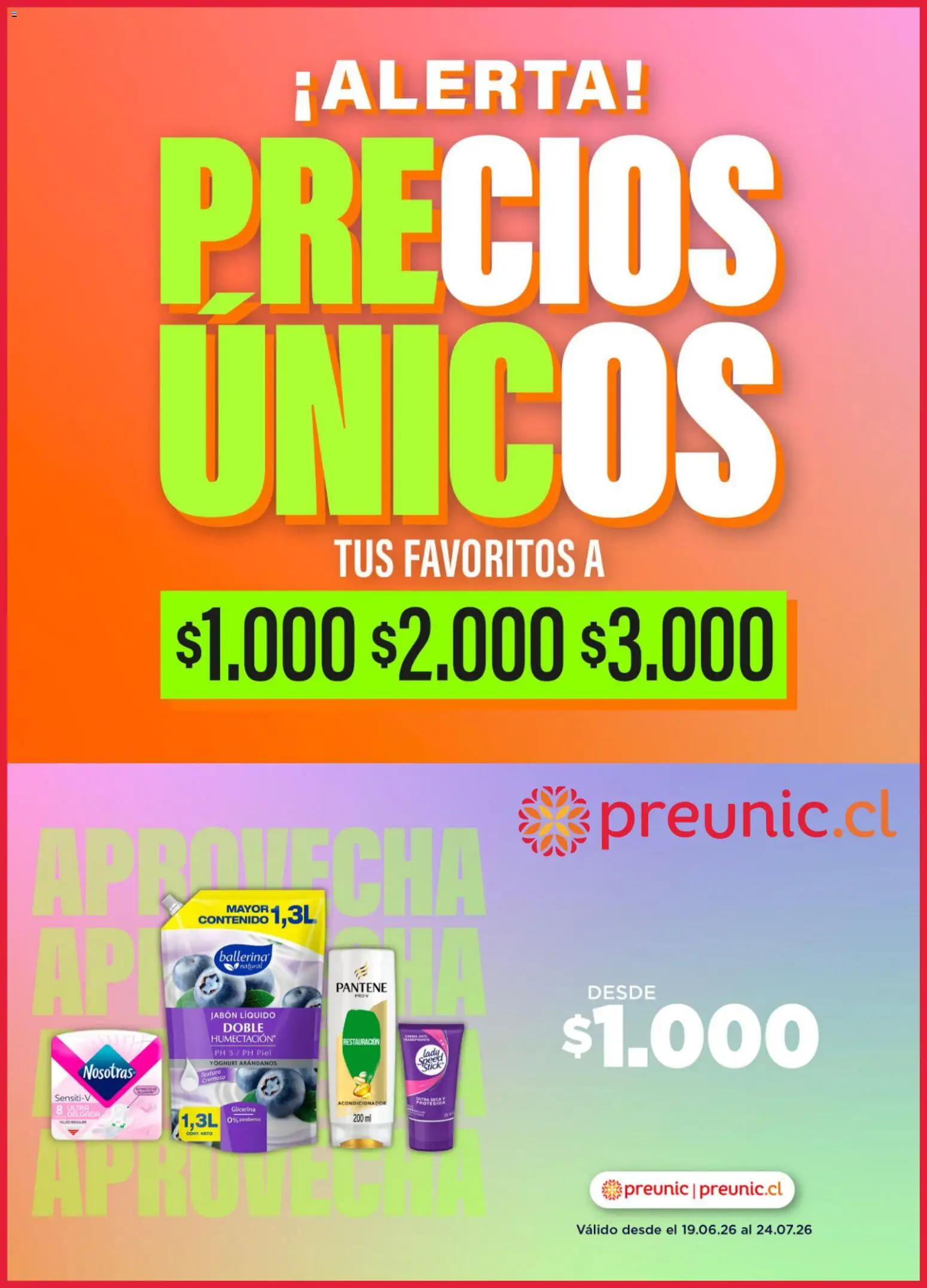 Folleto de la tienda Preunic válido desde el 22.06.2026 