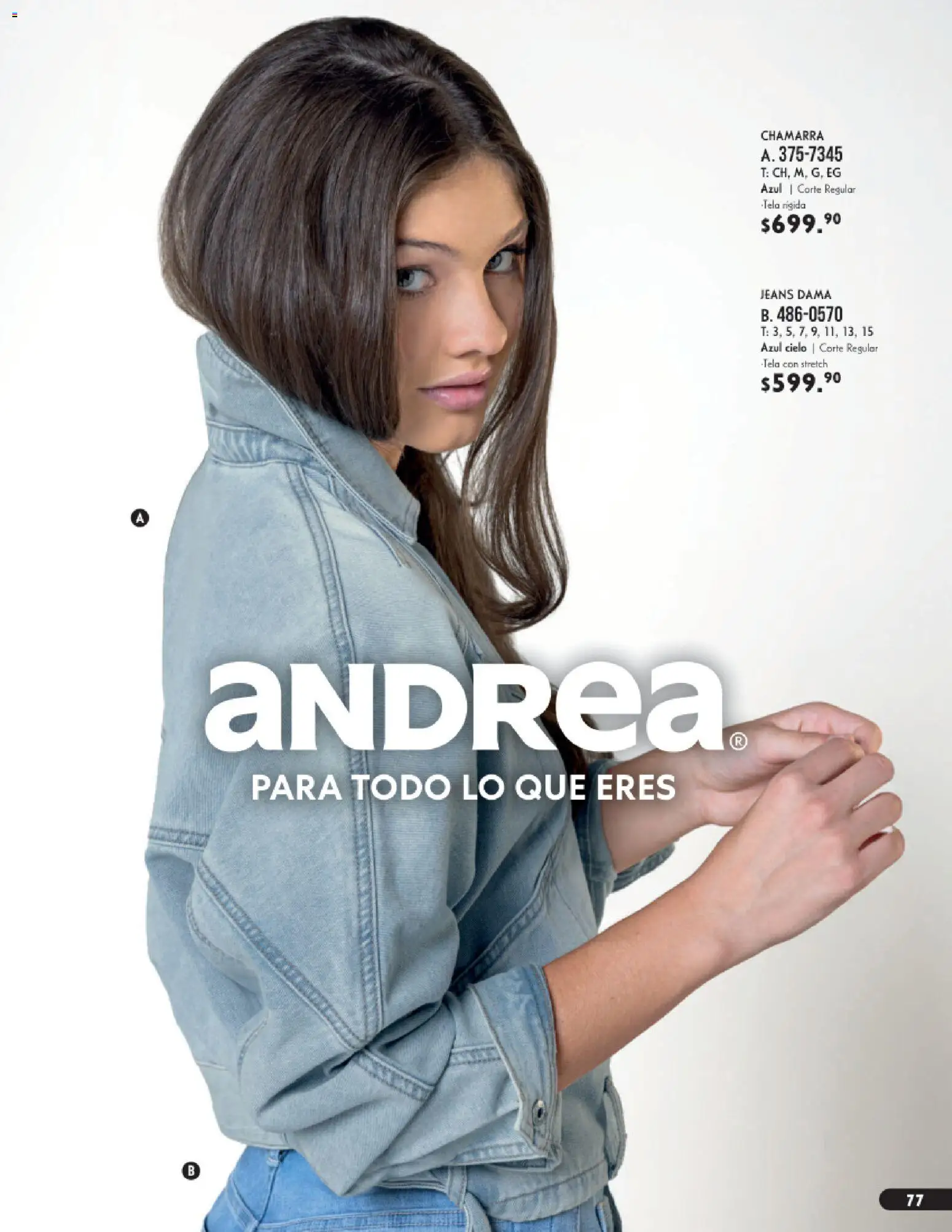 Vista previa las ofertas de la tienda Andrea - Andrea catálogo Vestir desde el 23/08/2026 