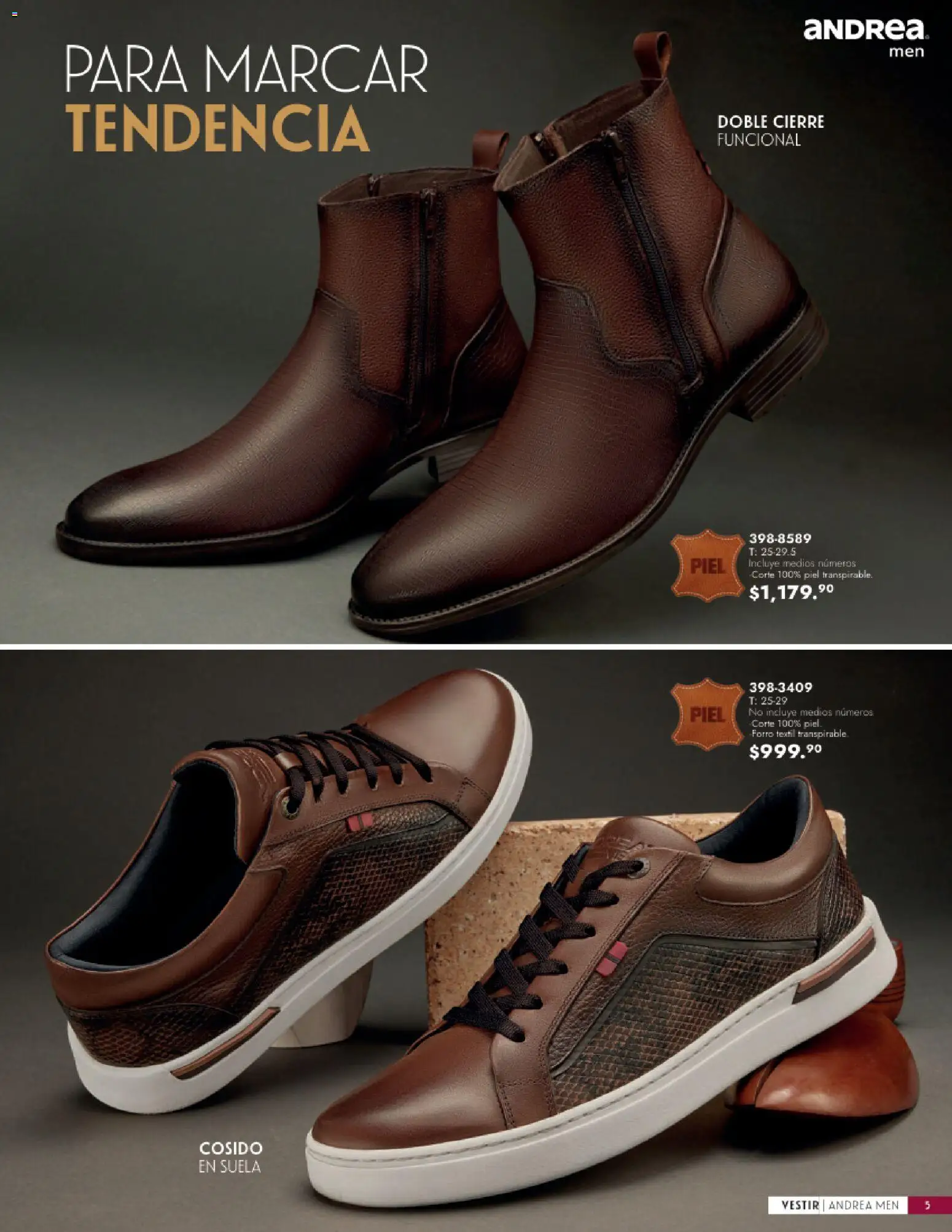 Vista previa las ofertas de la tienda Andrea - Andrea catálogo Calzado Caballero desde el 23/08/2026 