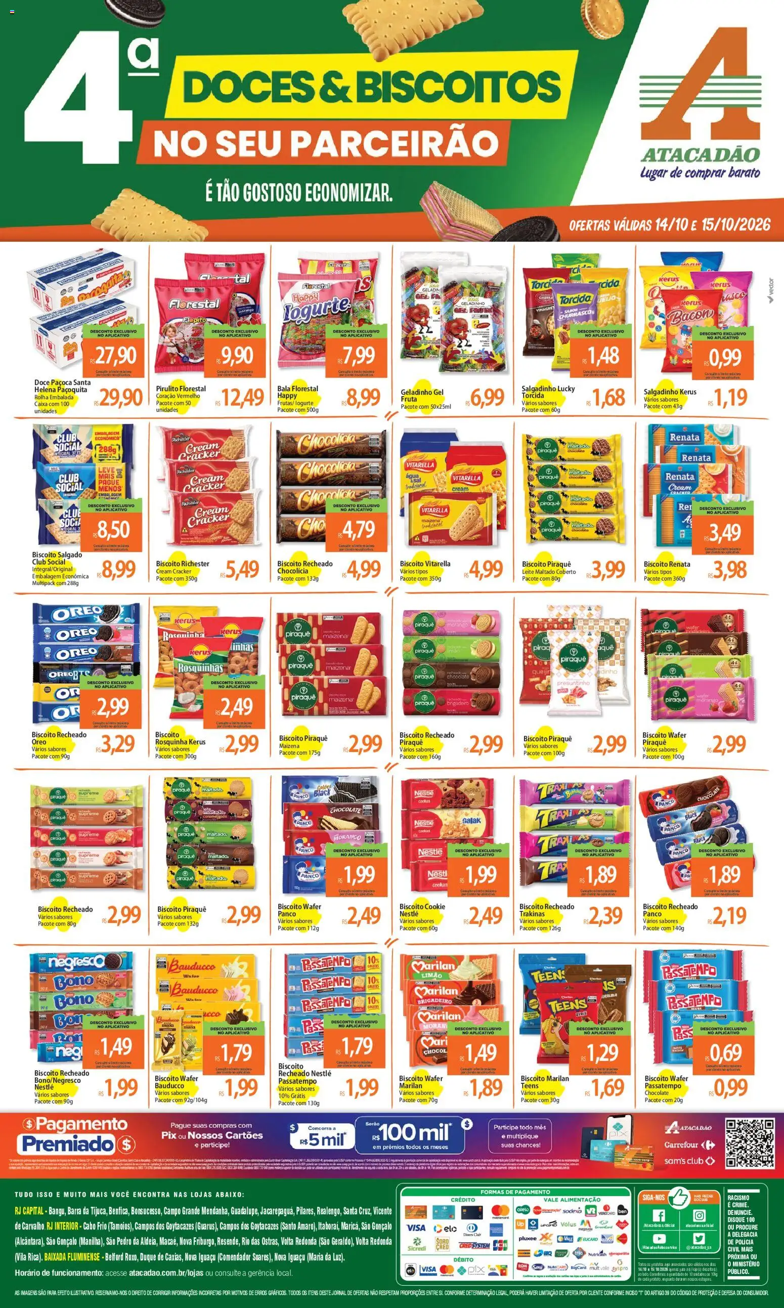 Pré-Visualização do folheto "Atacadão ofertas - RJ" da loja Atacadão válido a partir de 14/10/2026