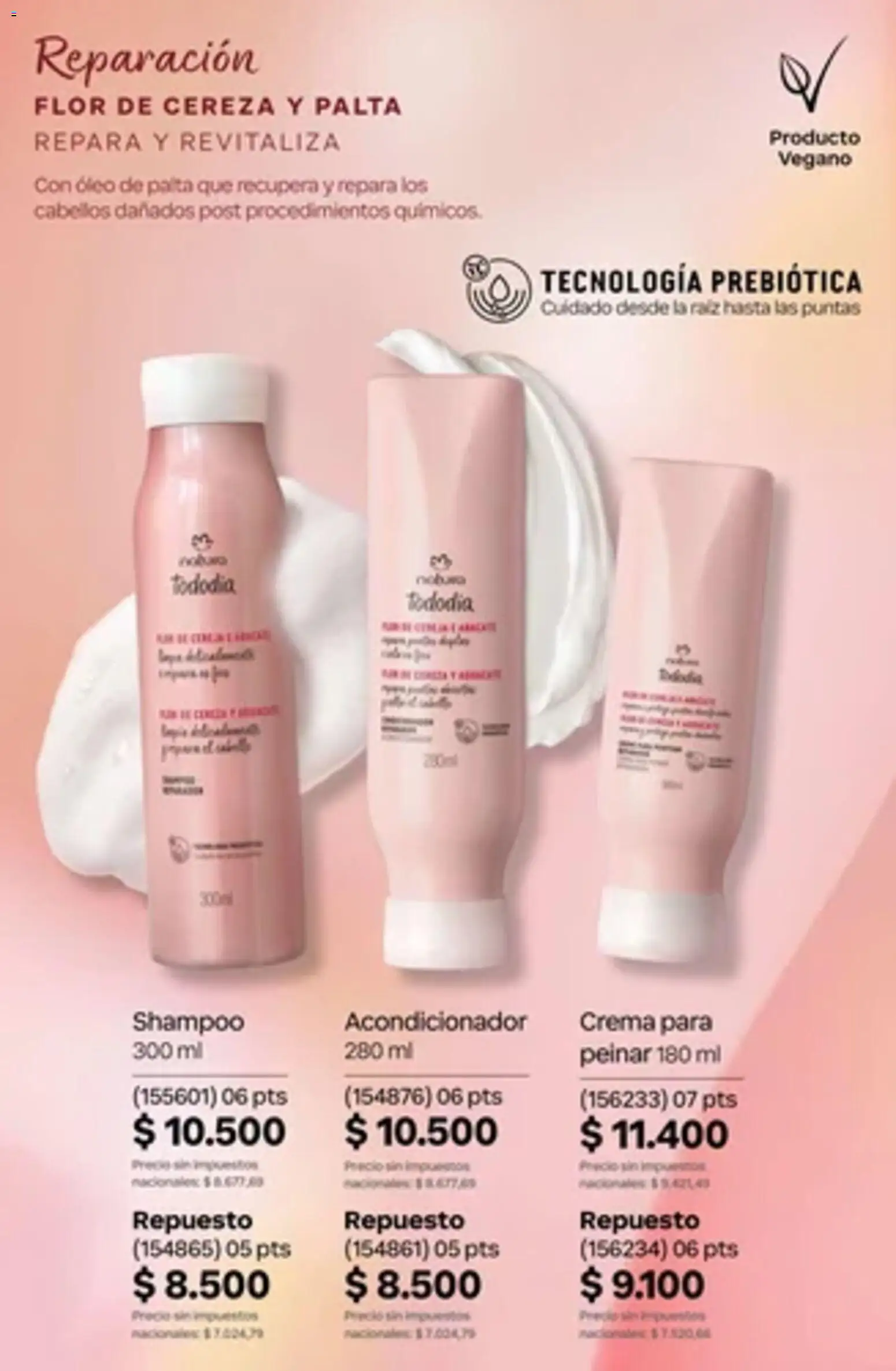 Vista previa del folleto de la tienda Natura válido desde el 01/10/2026 - Shampoo, Palta, Crema, Acondicionador