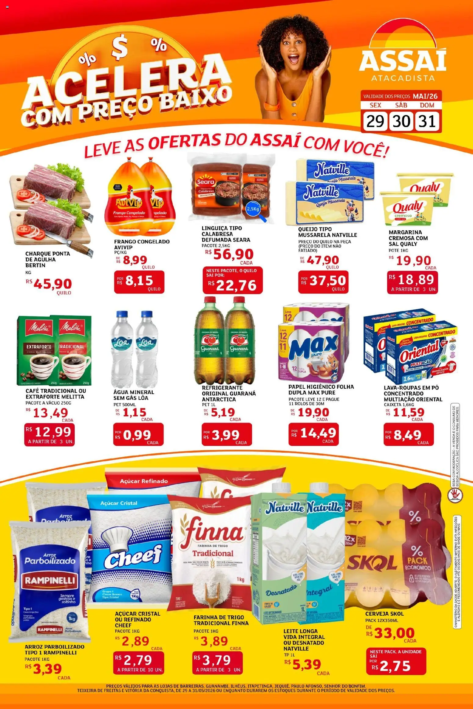Pré-Visualização do folheto "Assaí Atacadista ofertas - BA" da loja Assaí Atacadista válido a partir de 29/05/2026