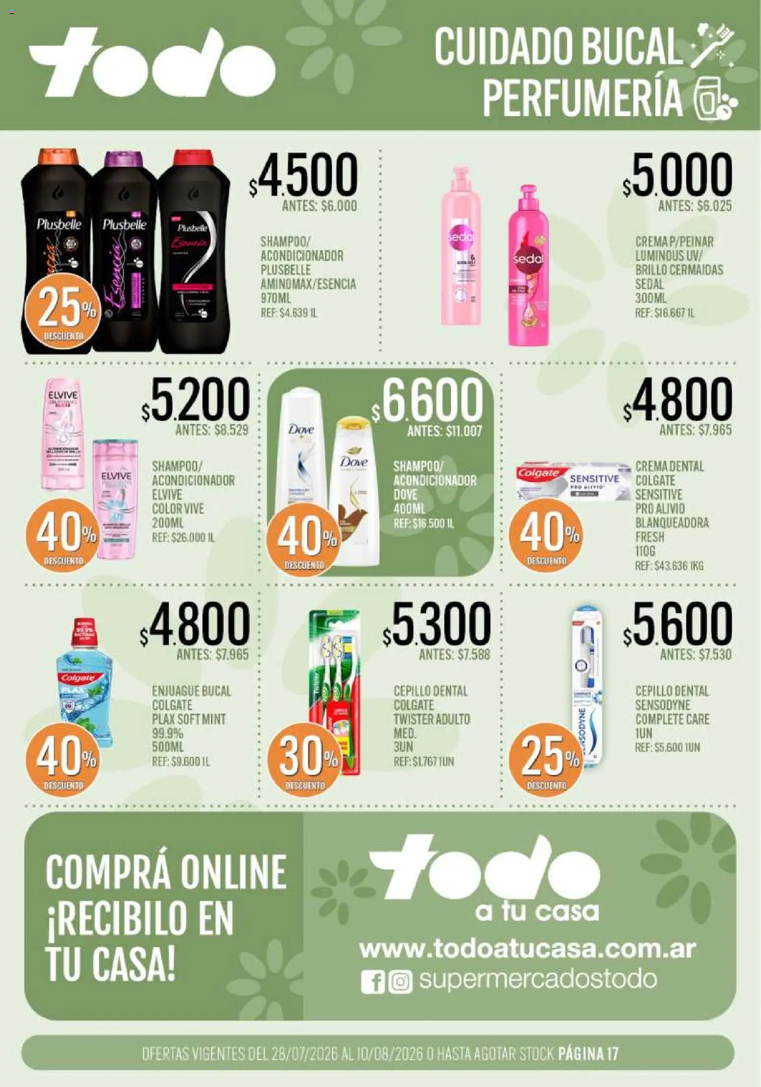 Vista previa del folleto de la tienda Supermercados TODO válido desde el 28/07/2026 