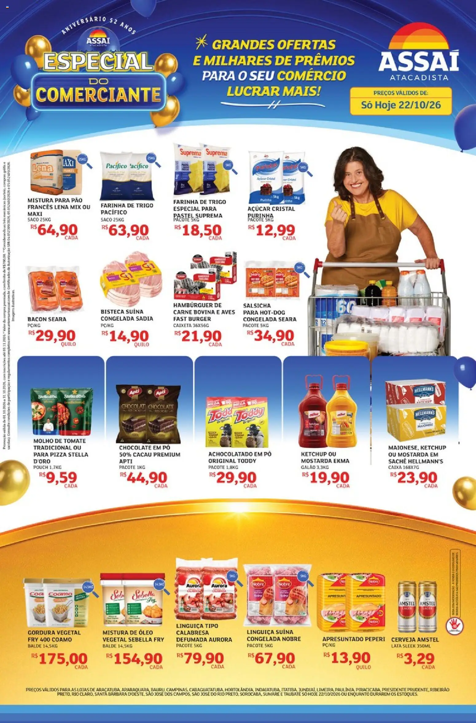 Pré-Visualização do folheto "Assaí Atacadista ofertas - SP" da loja Assaí Atacadista válido a partir de 22/10/2026