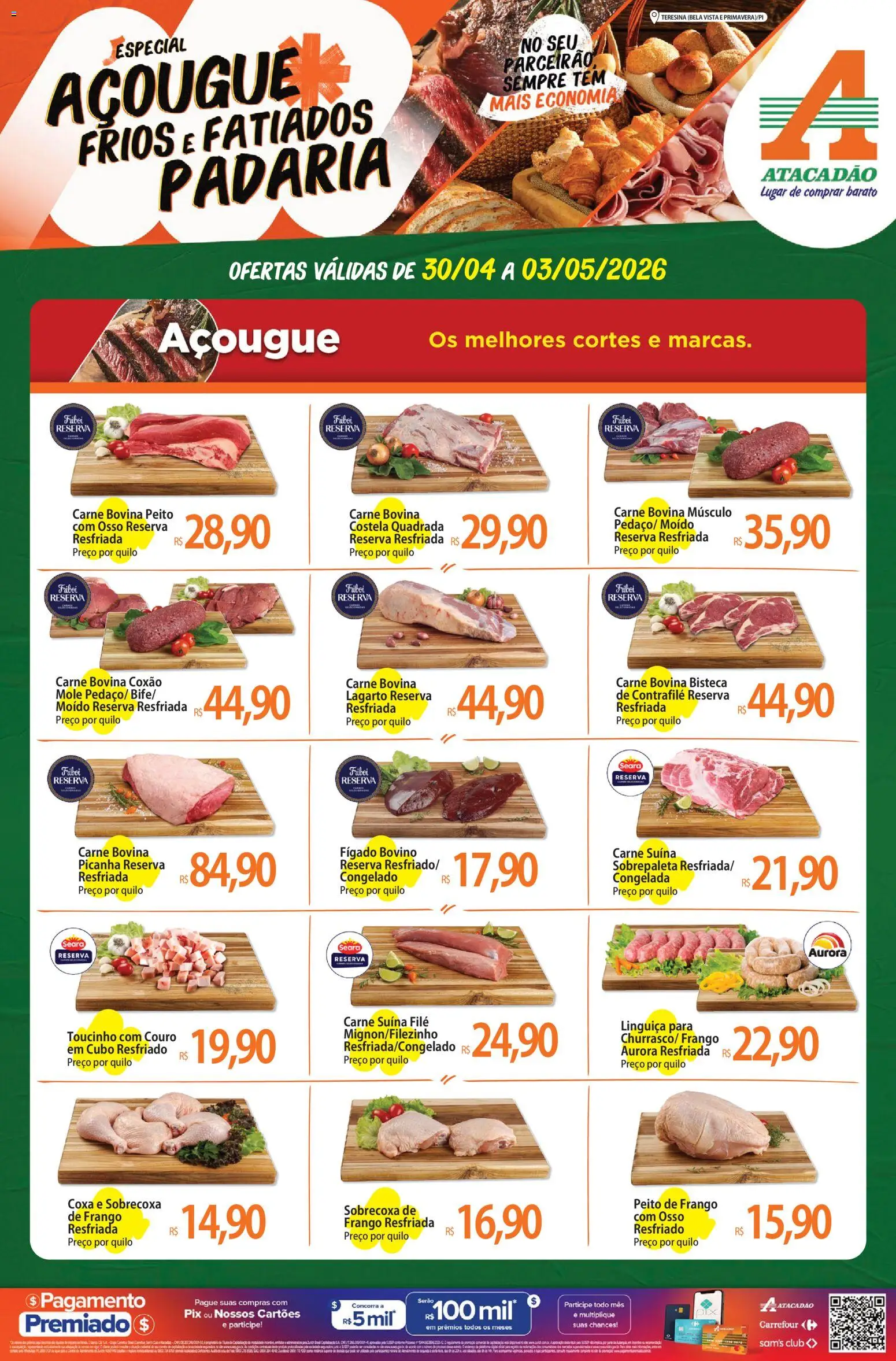 Pré-Visualização do folheto "Atacadão ofertas - PI" da loja Atacadão válido a partir de 30/04/2026