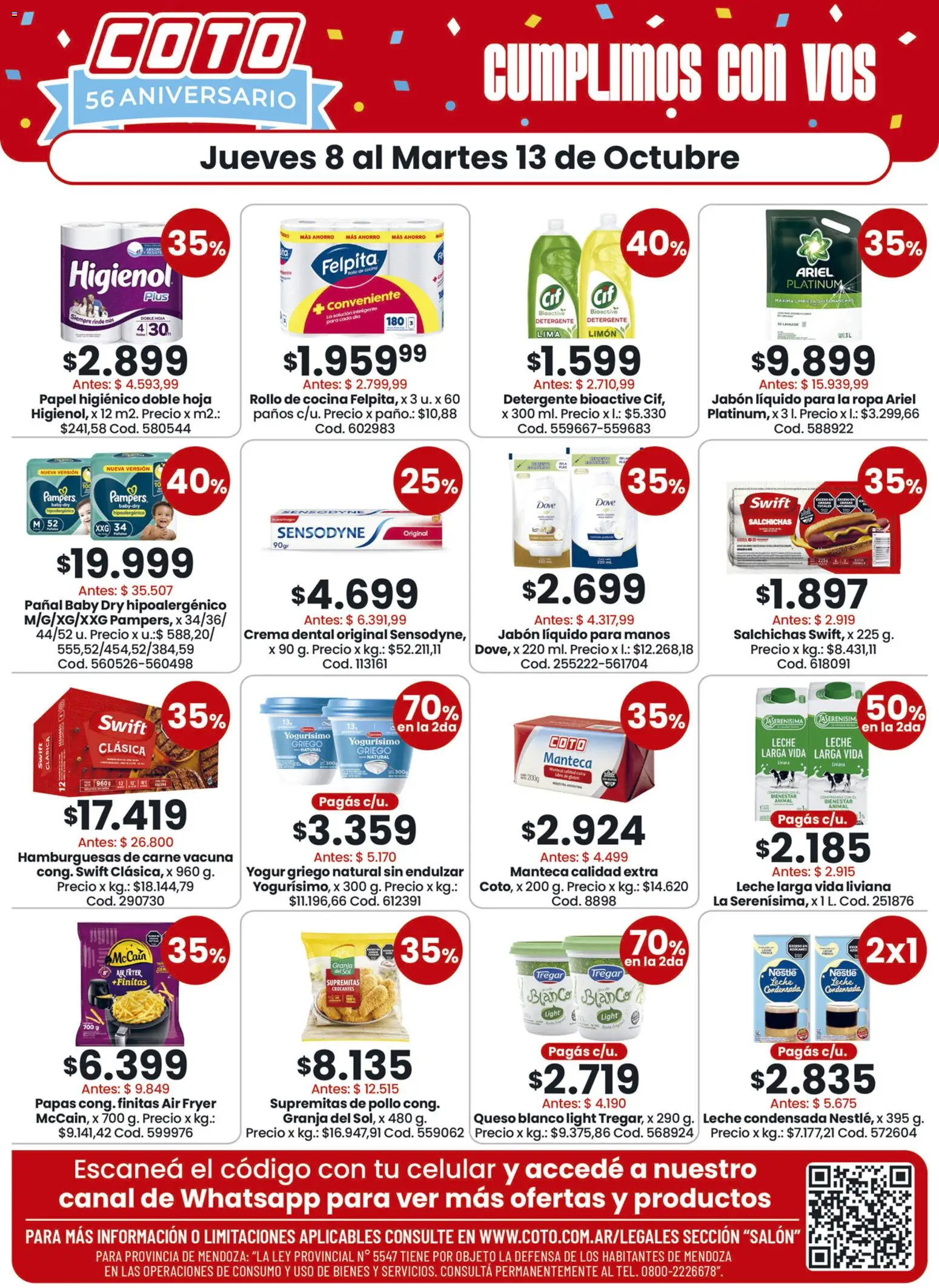 Vista previa del folleto de la tienda Coto válido desde el 08/10/2026 