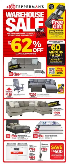 Preview of leaflet Tepperman's weekly flyer / circulaire from shop Tepperman's is valid from Jul 24, 2026