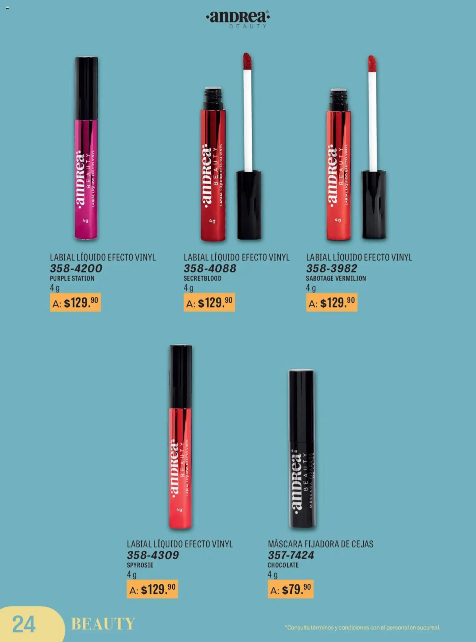 Vista previa las ofertas de la tienda Andrea - Catálogo Para Las Fiestas desde el 11/01/2026 - Chocolate, Lijadora, Máscara