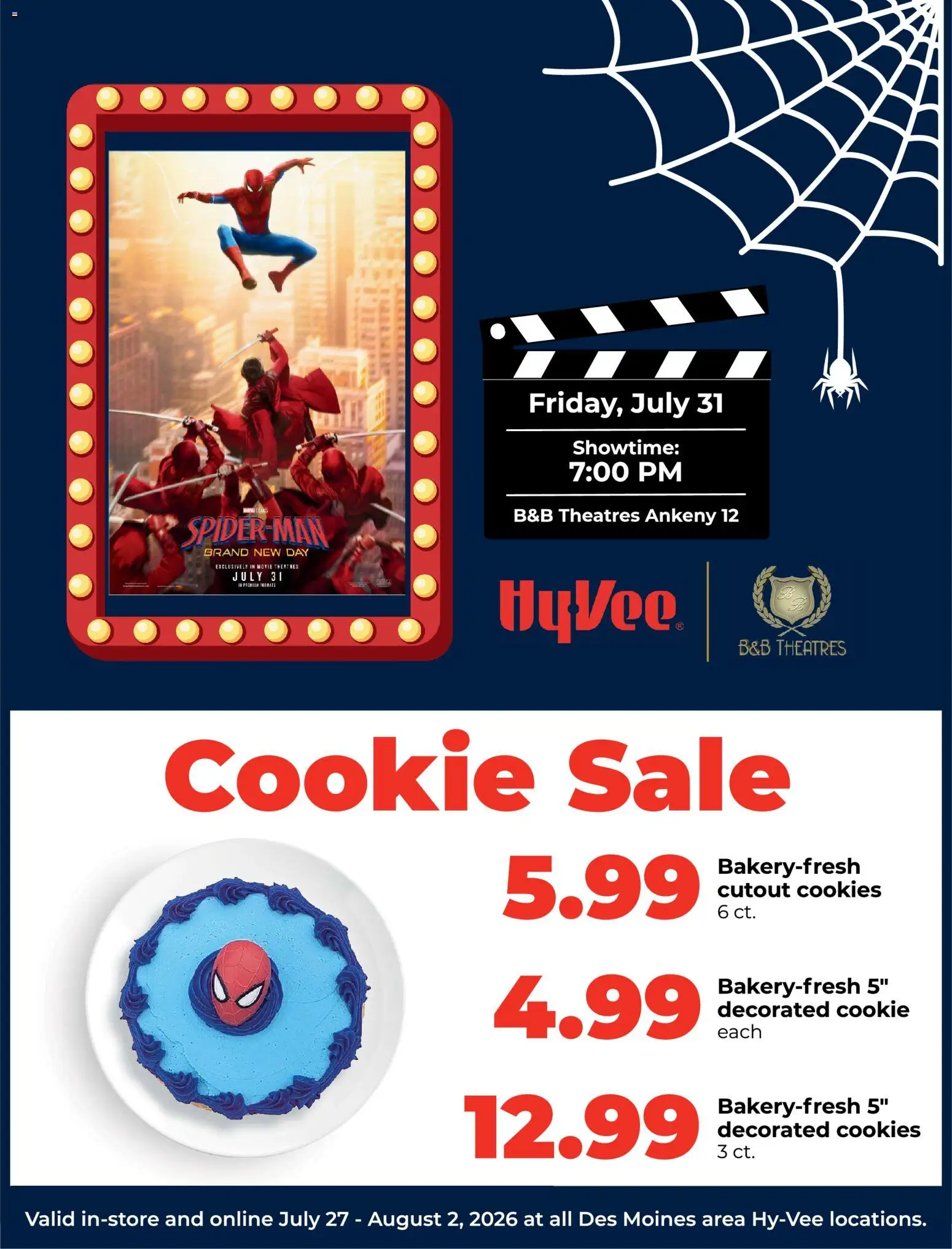 Ad Preview of HyVee HyVee Cookie Sale from 07/27/2026