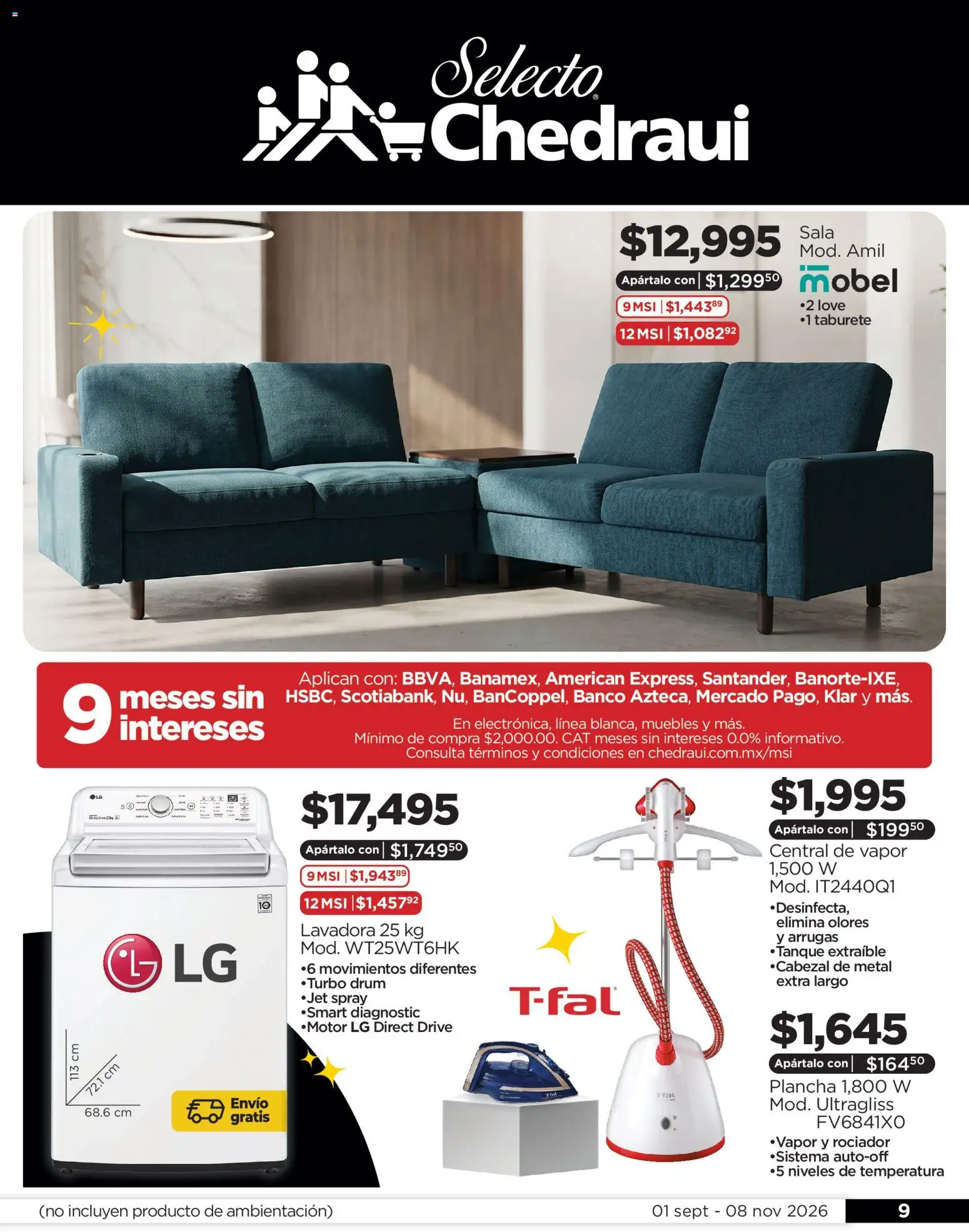 Vista previa las ofertas de la tienda Chedraui - Chedraui Apártalo así de fácil y cumple tus deseos desde el 01/09/2026 