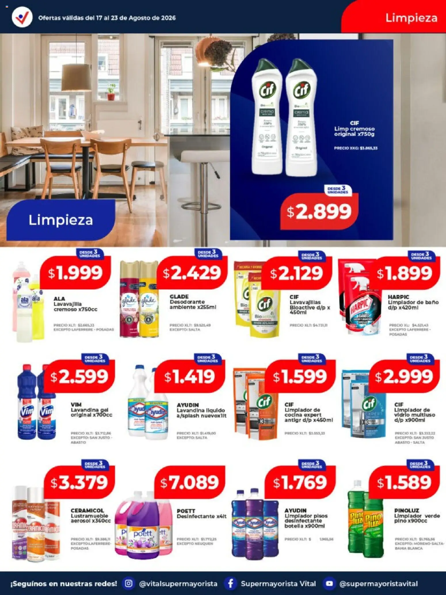 Vista previa del folleto de la tienda Vital válido desde el 17/08/2026 