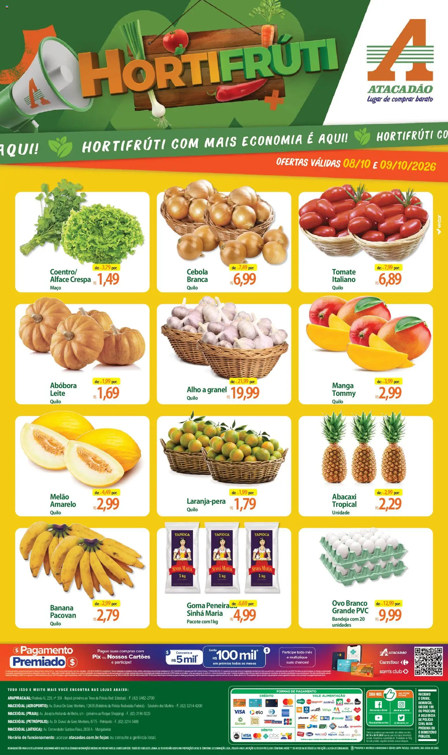 Pré-Visualização do folheto "Atacadão ofertas - AL" da loja Atacadão válido a partir de 08/10/2026