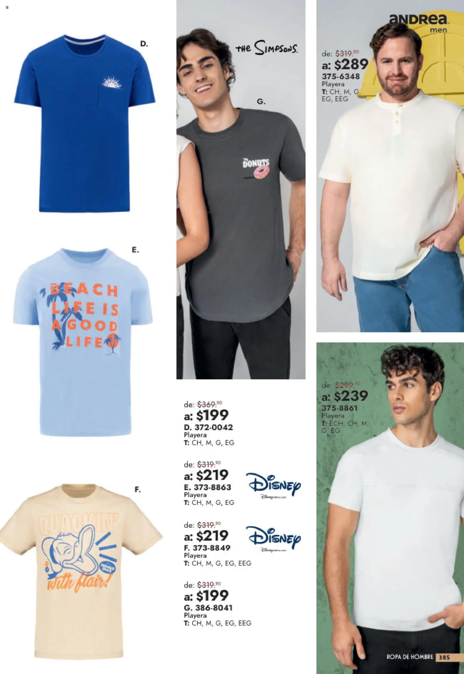 Vista previa las ofertas de la tienda Andrea - Andrea catálogo Outlet desde el 26/07/2026 