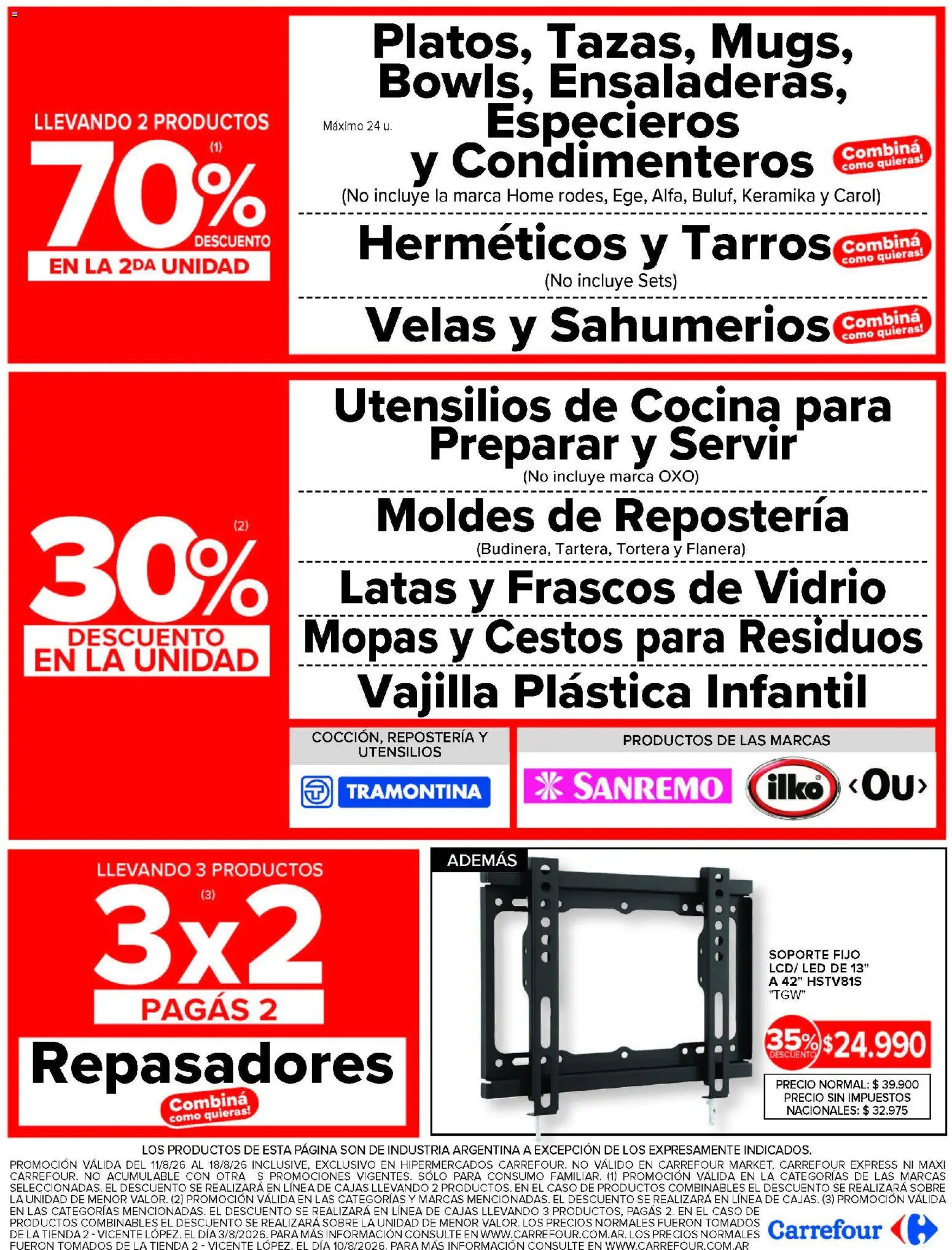 Vista previa del folleto de la tienda Carrefour válido desde el 11/08/2026 