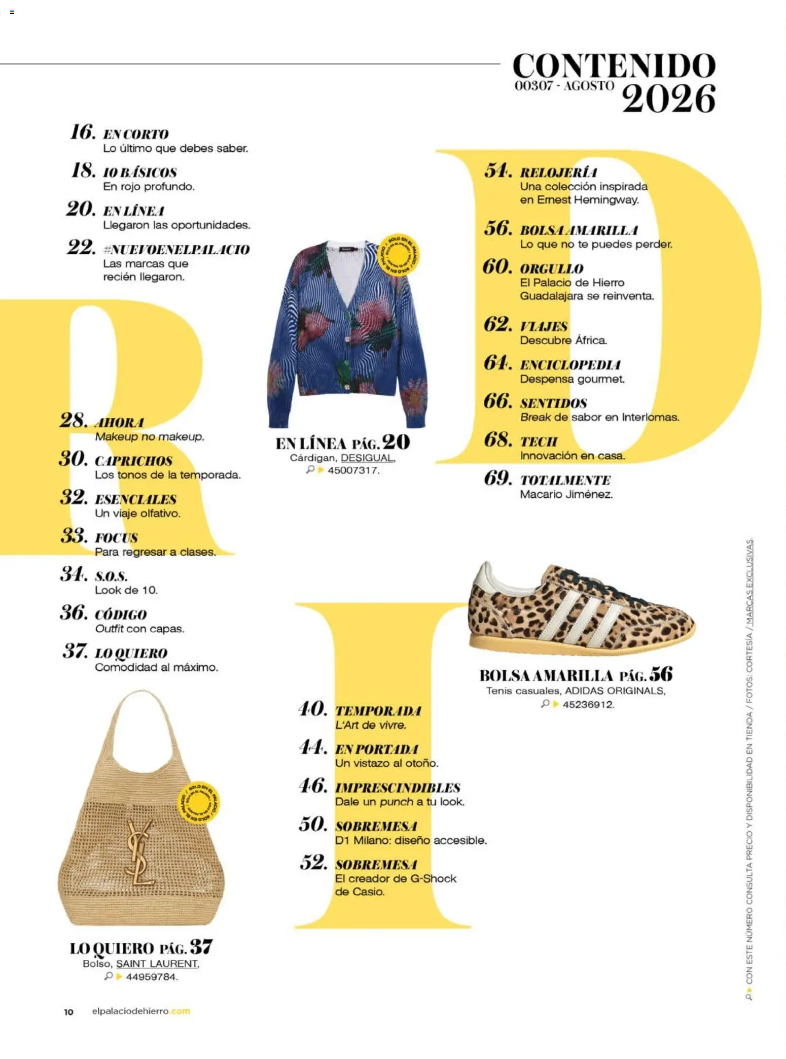 Vista previa las ofertas de la tienda Palacio De Hierro - Palacio De Hierro catálogo desde el 01/08/2026 