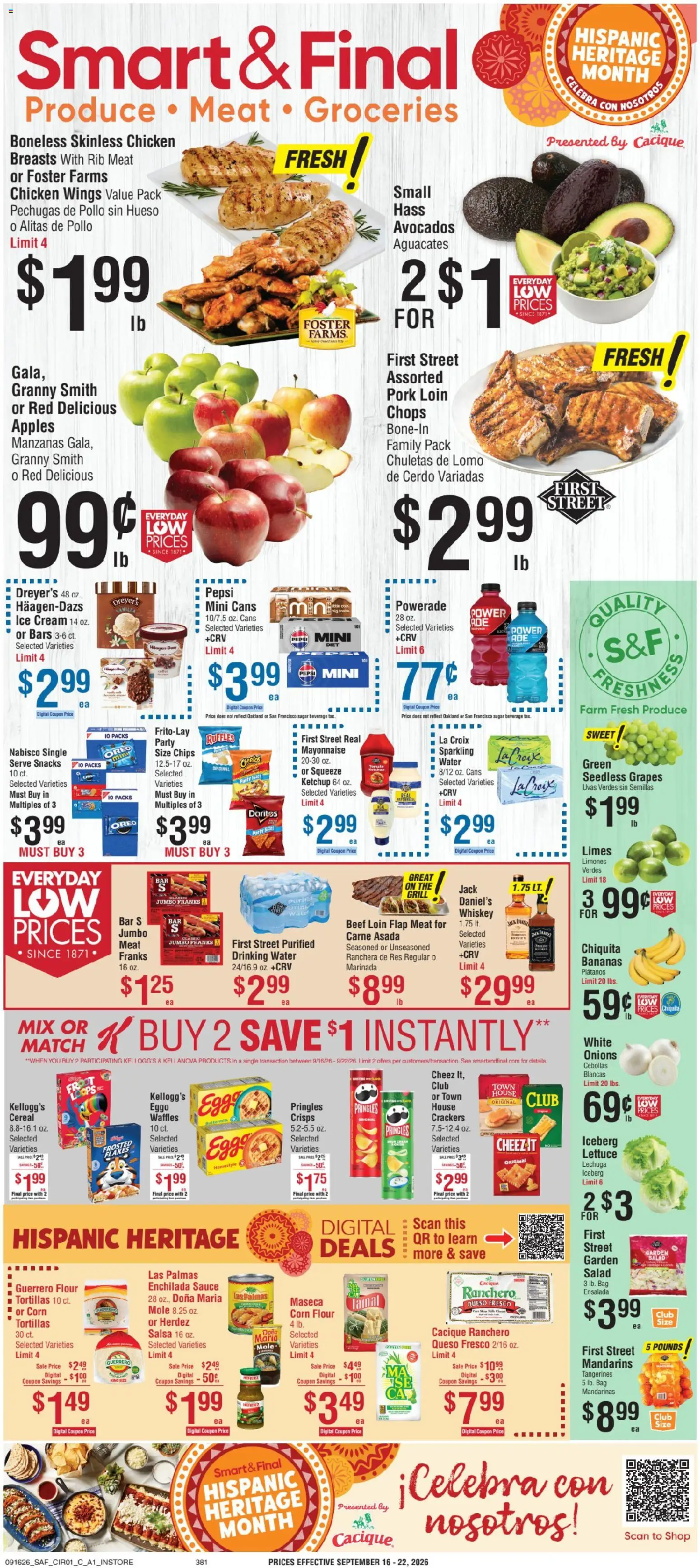 Ad Preview of Smart & Final Smart & Final Weekly Ad from 09/16/2026