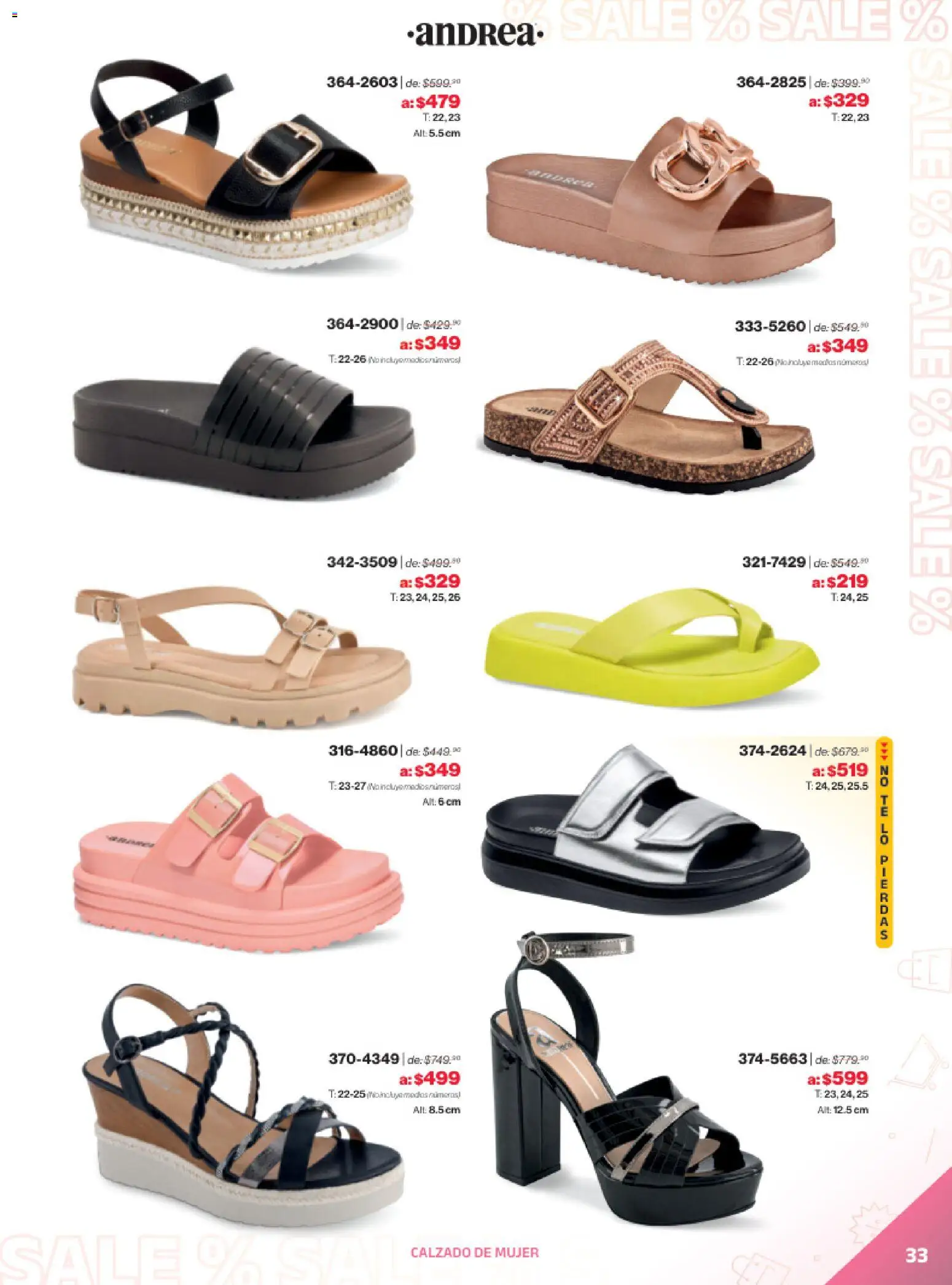 Vista previa las ofertas de la tienda Andrea - Catálogo Outlet desde el 21/12/2025 - Sal