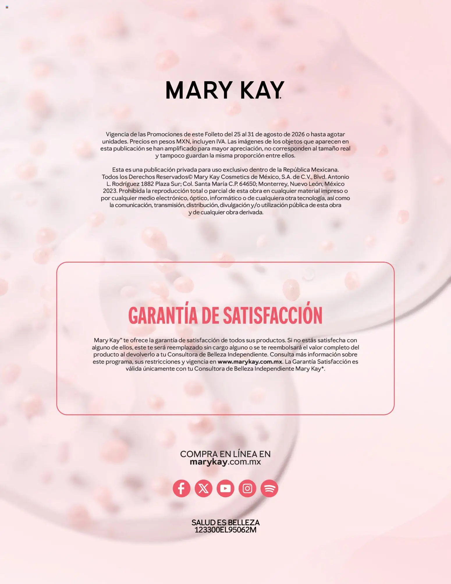 Vista previa las ofertas de la tienda Mary Kay - Catálogo Mary Kay Skincare Week desde el 25/08/2026 