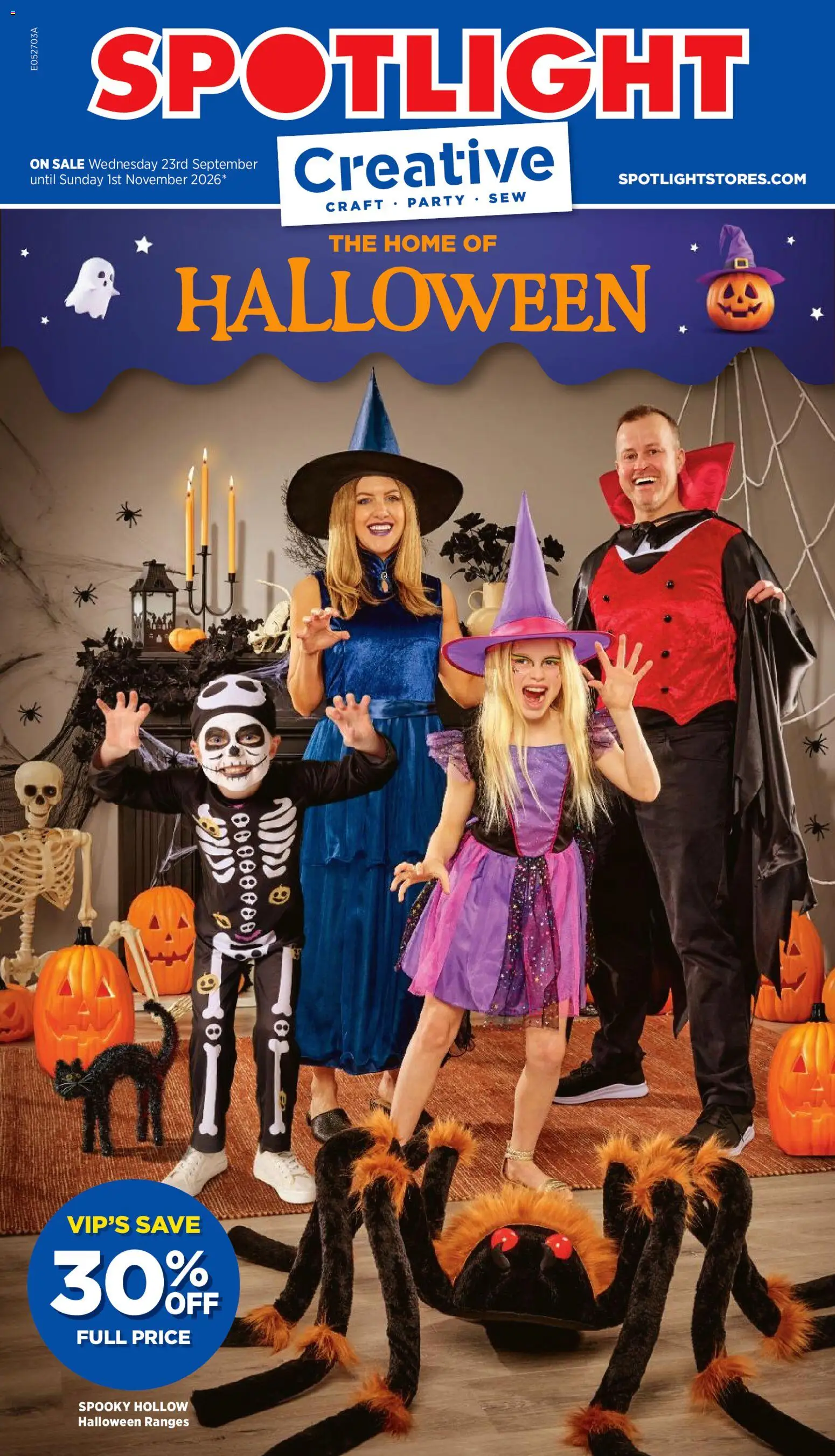 Preview of catalogue Spotlight catalogue The Home Of Halloween from shop Spotlight valid 23/09/2026