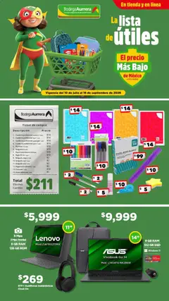 Vista previa las ofertas de la tienda Bodega Aurrerá - Bodega Aurrerá folleto Back to School desde el 10/07/2026 