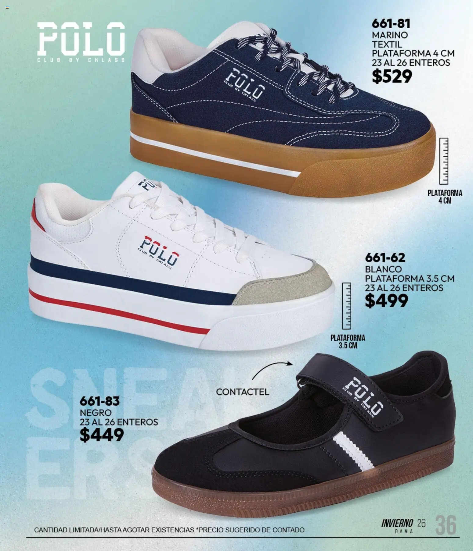 Vista previa las ofertas de la tienda Cklass - Cklass catálogo Sportbrands Dama Invierno desde el 11/09/2026 