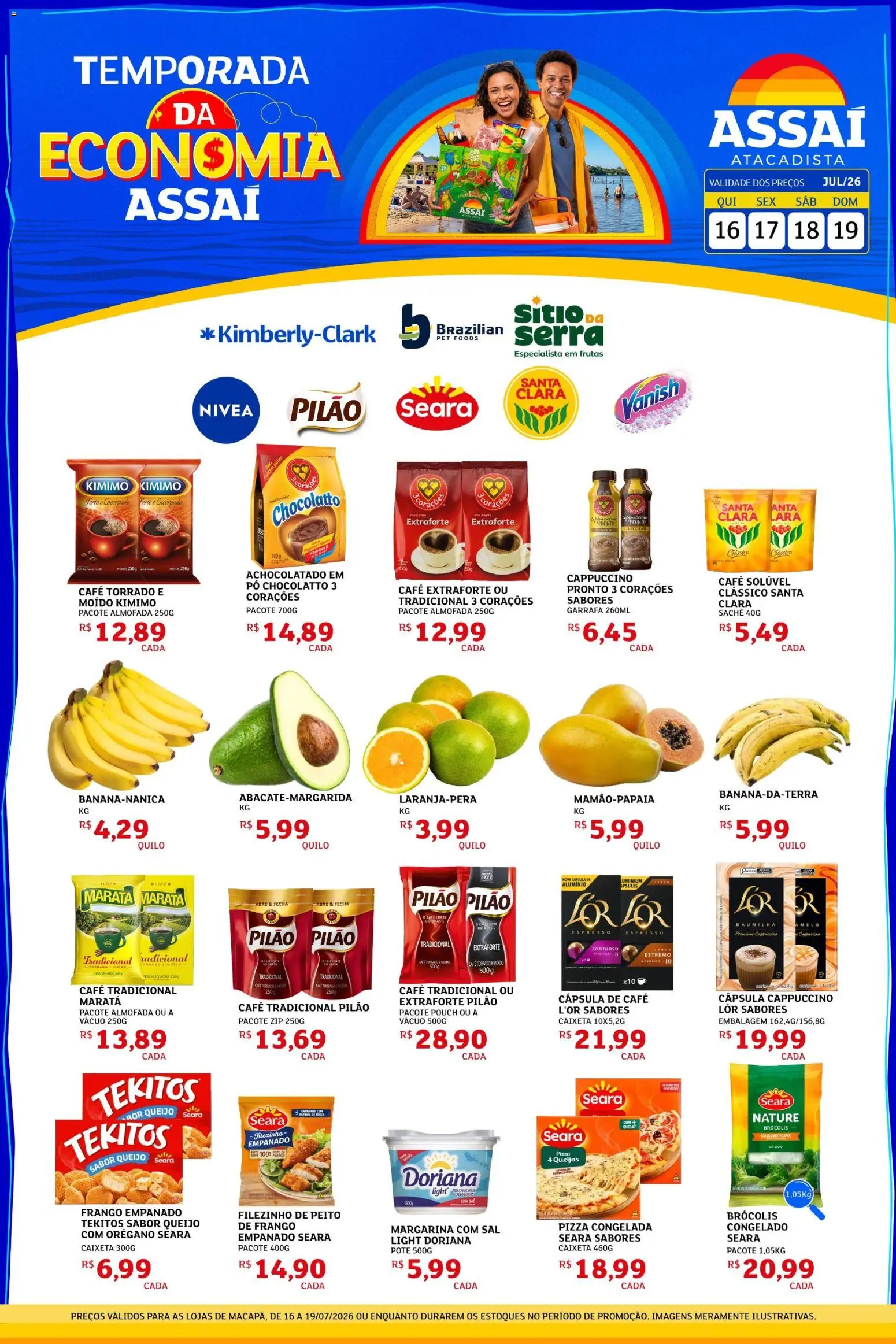 Pré-Visualização do folheto "Assaí Atacadista ofertas" da loja Assaí Atacadista válido a partir de 16/07/2026