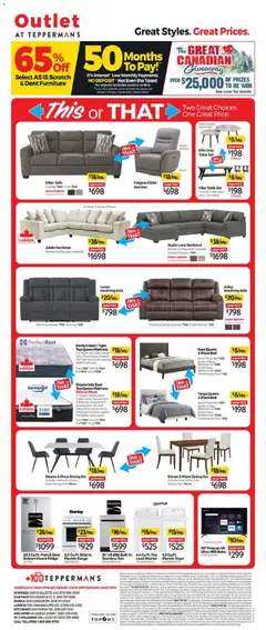 Preview of leaflet Tepperman's outlet from shop Tepperman's is valid from Sep 04, 2026