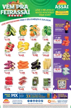 Pré-Visualização do folheto "Assaí Atacadista ofertas - PR" da loja Assaí Atacadista válido a partir de 11/07/2026