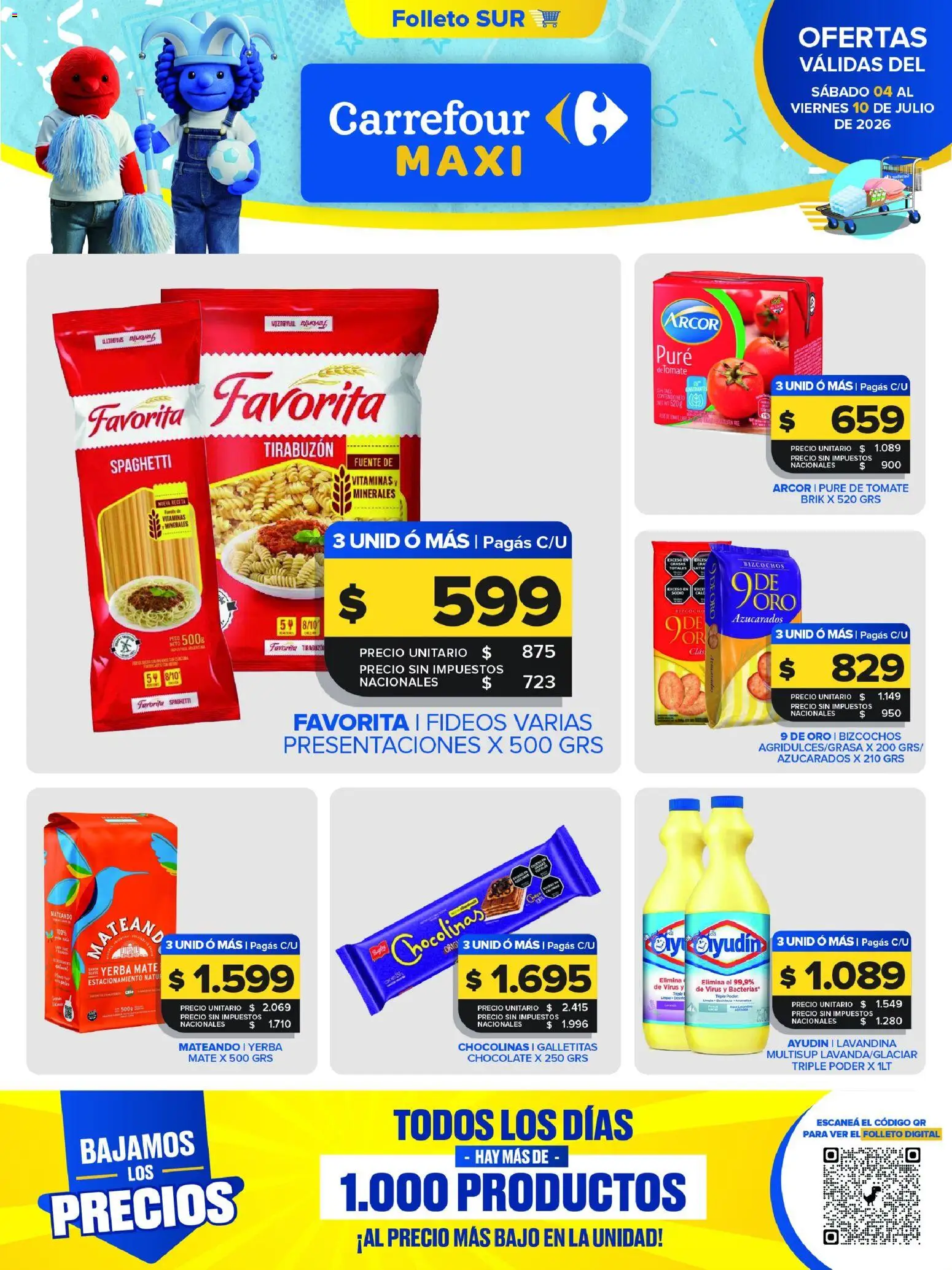 Vista previa del folleto de la tienda Carrefour Maxi válido desde el 04/07/2026 